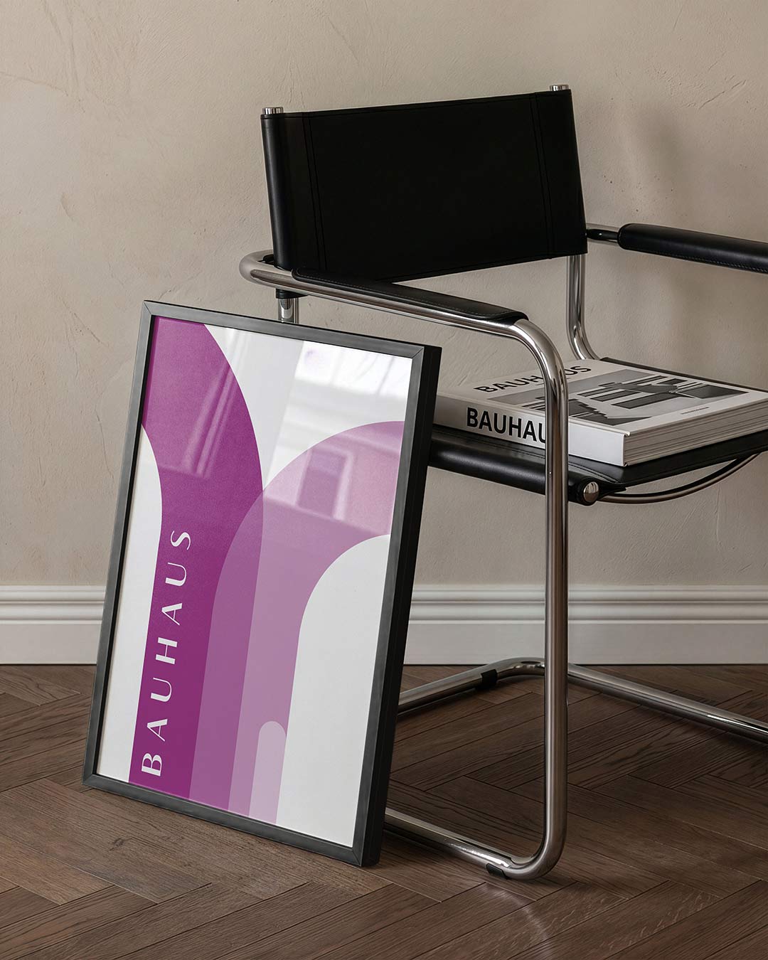 Kleurvlakken en lijnen Poster