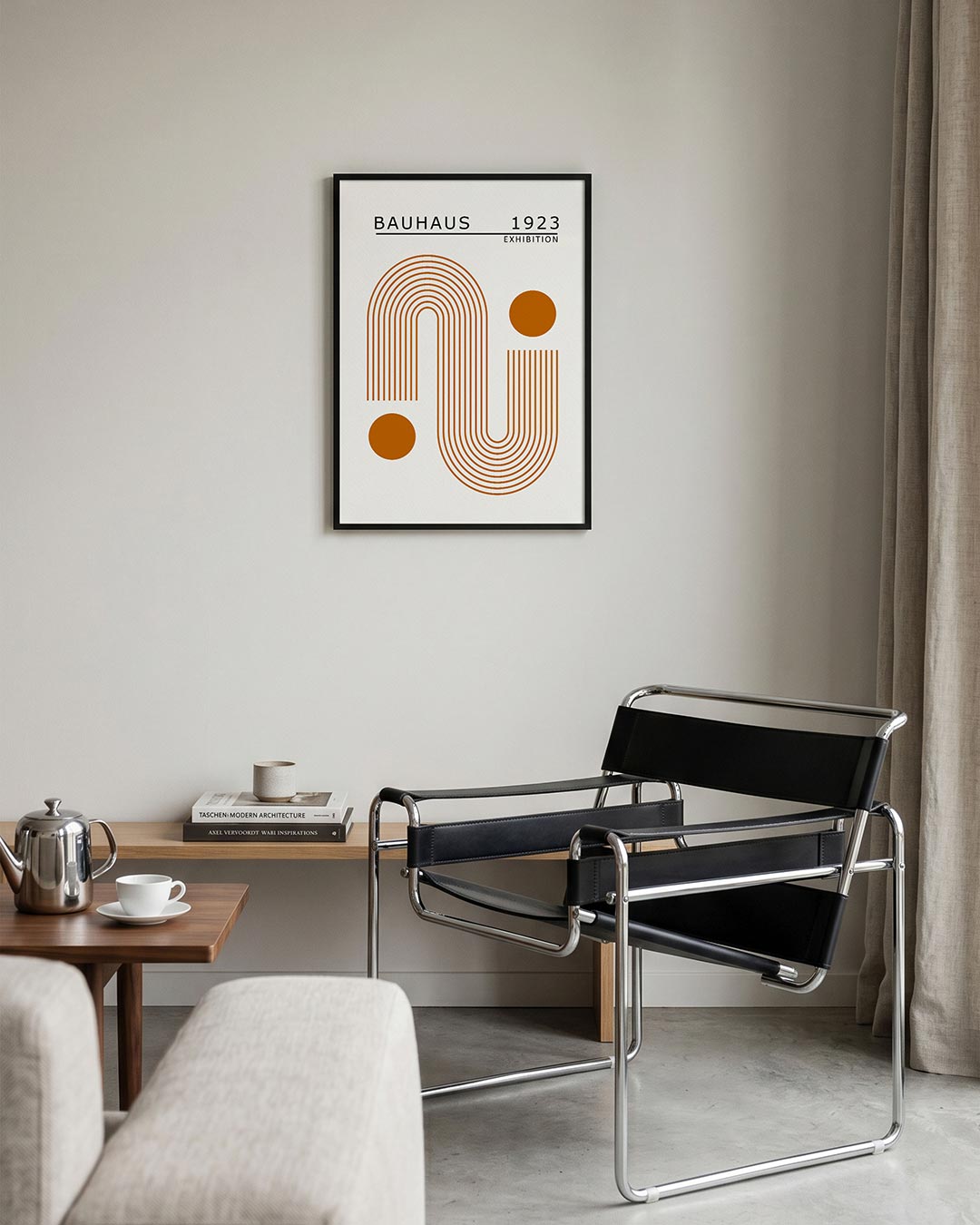Lijnen en cirkels Poster