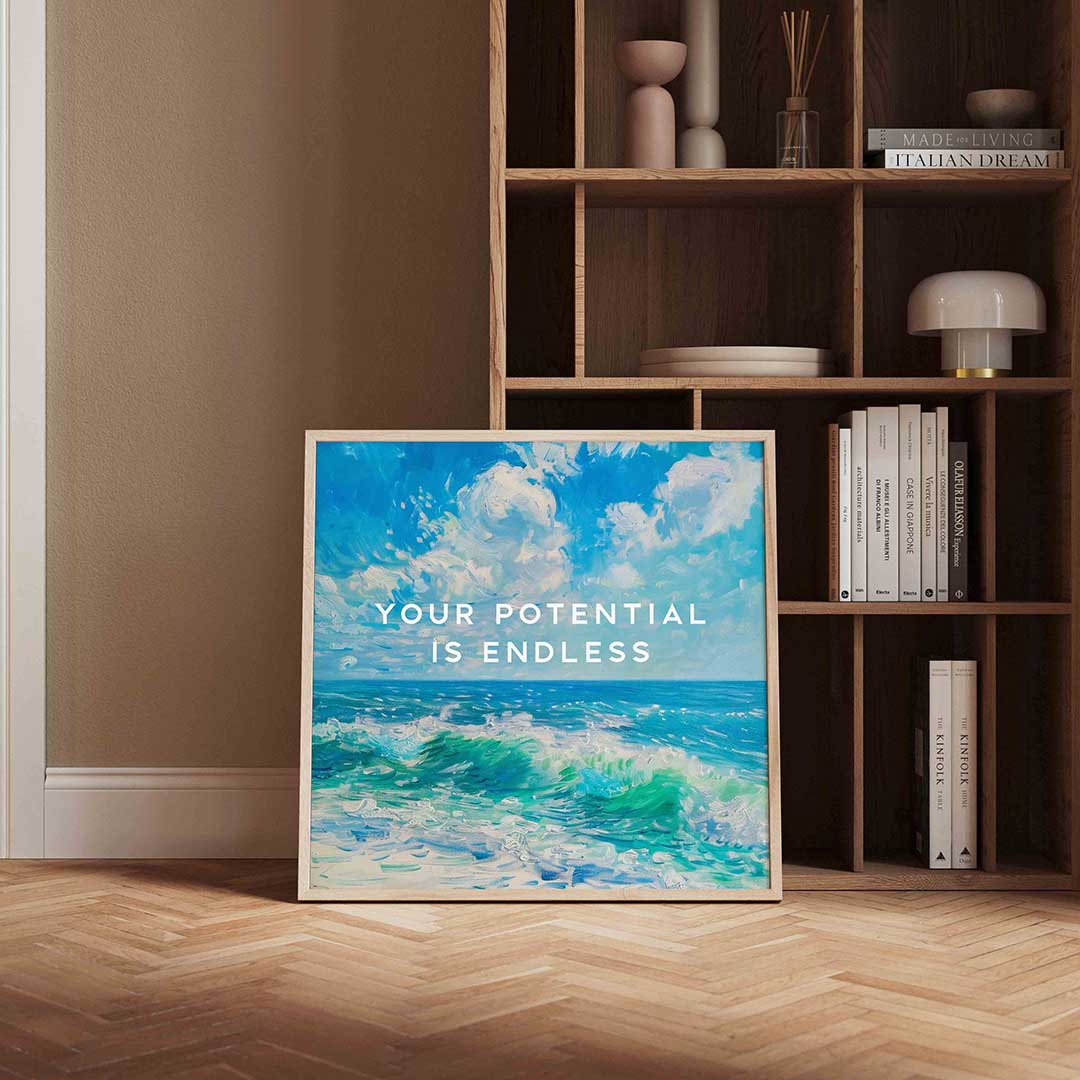 Golven en lucht Poster