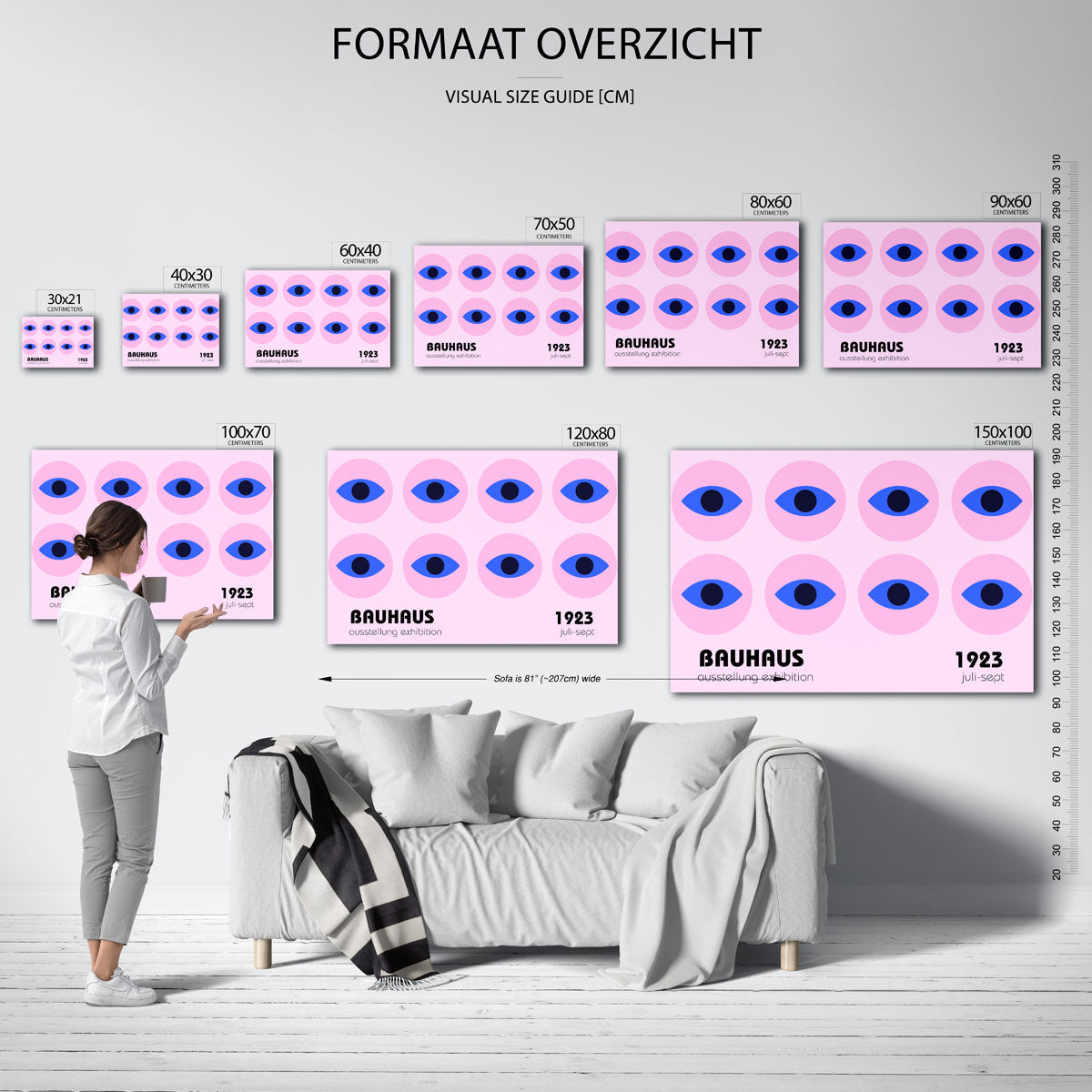Oogvormen herhaling Poster