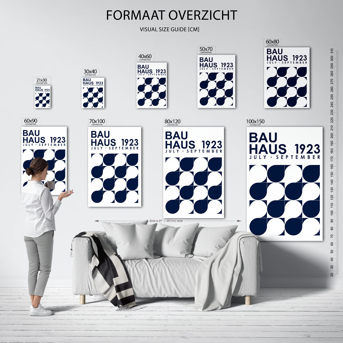 Vormen en vlakken Poster