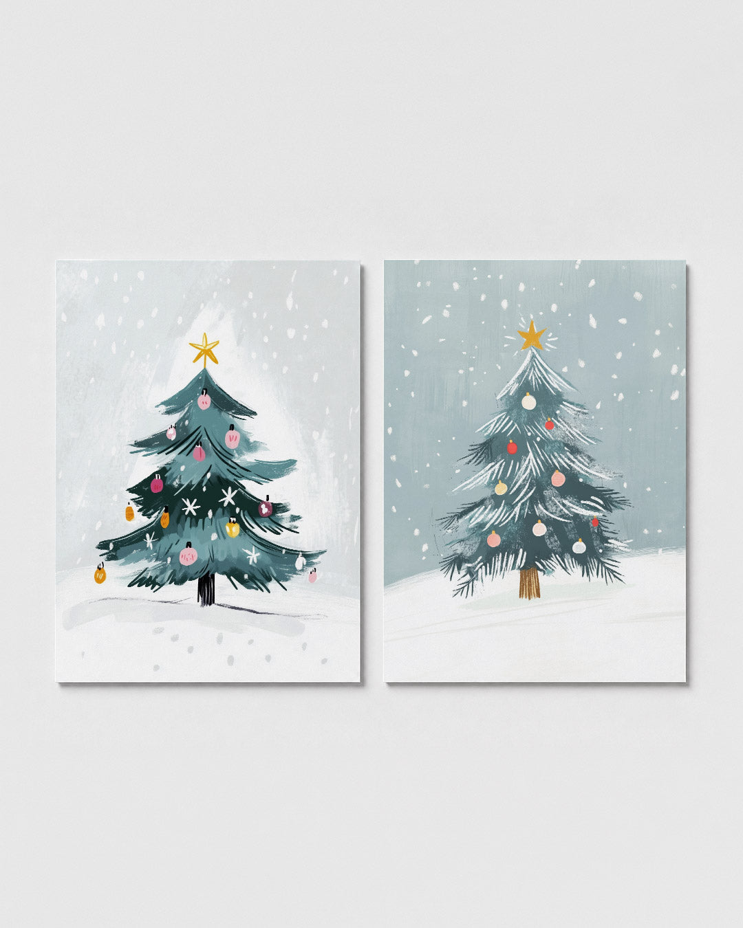 Winterse boom Posterset
