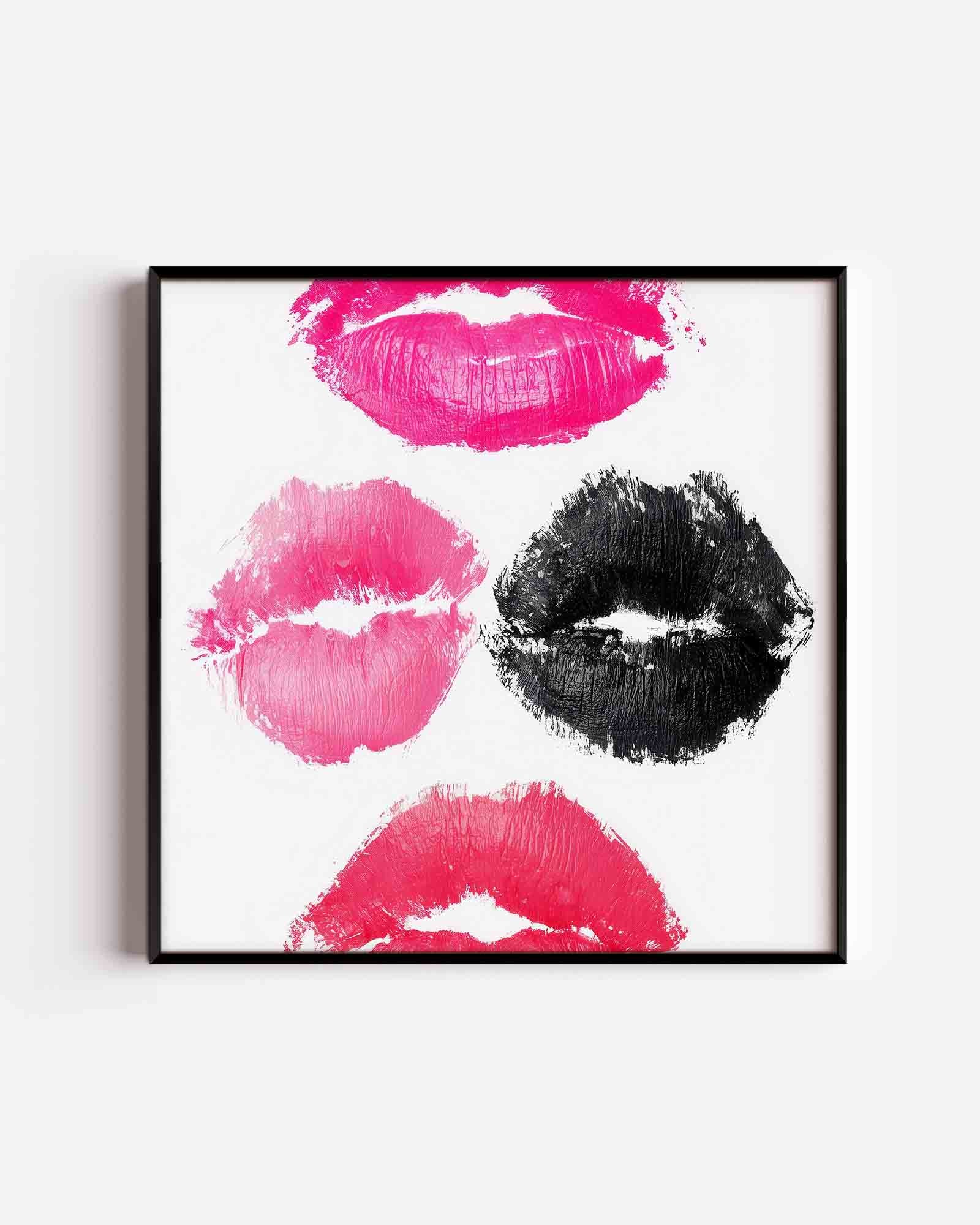 Lipafdrukken Poster
