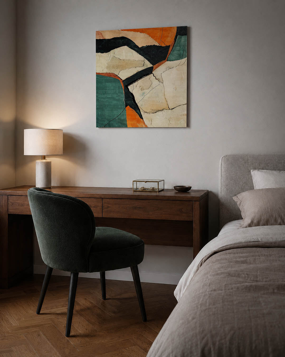 Dynamische vormen Kunstwerk