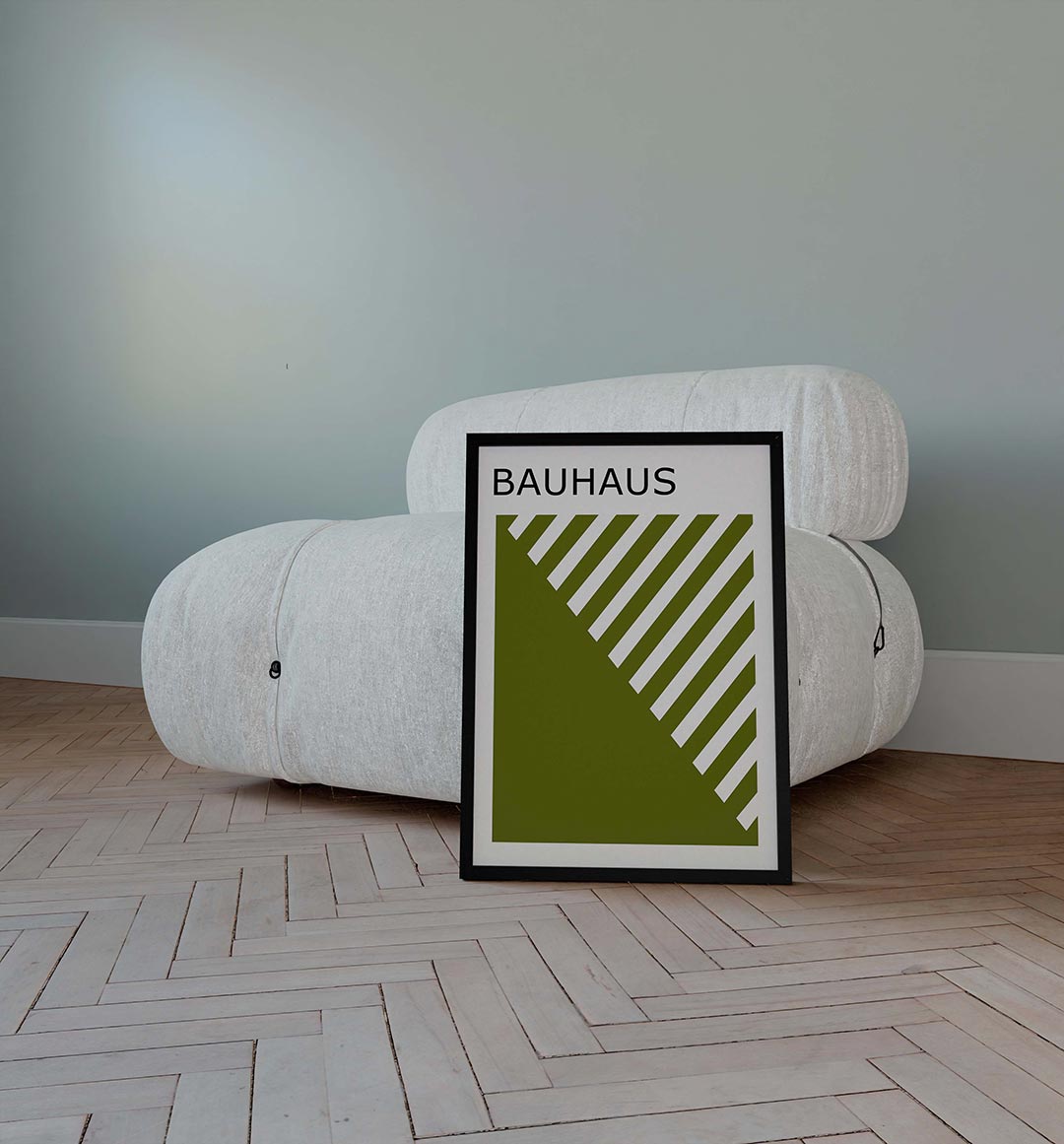 Diagonal lijnen Poster