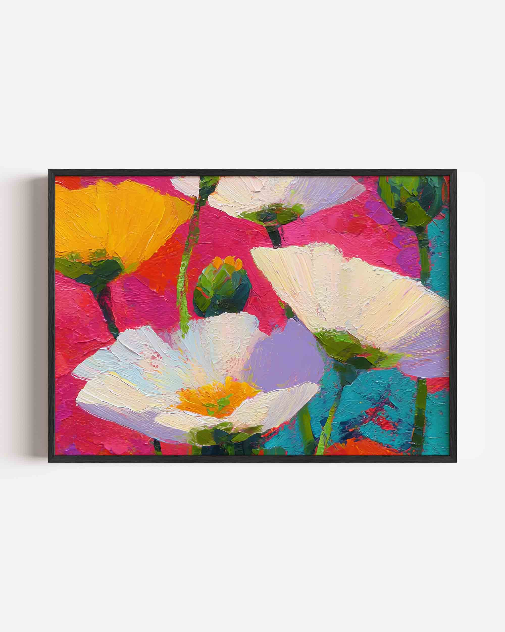 Bloemen in felle kleuren Poster