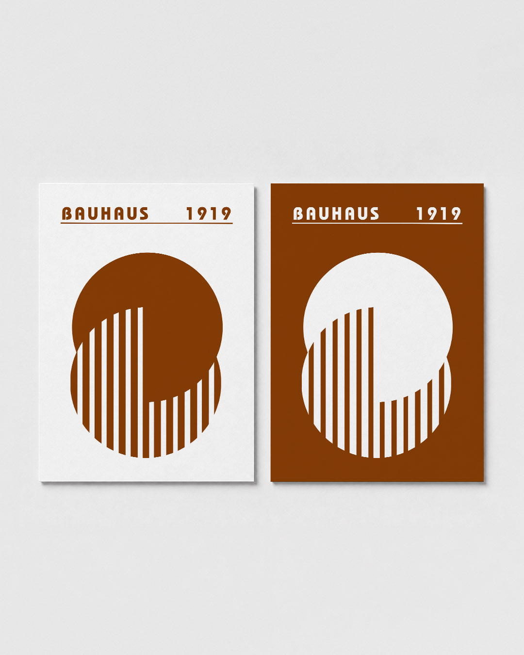 Cirkel en strepen Posterset