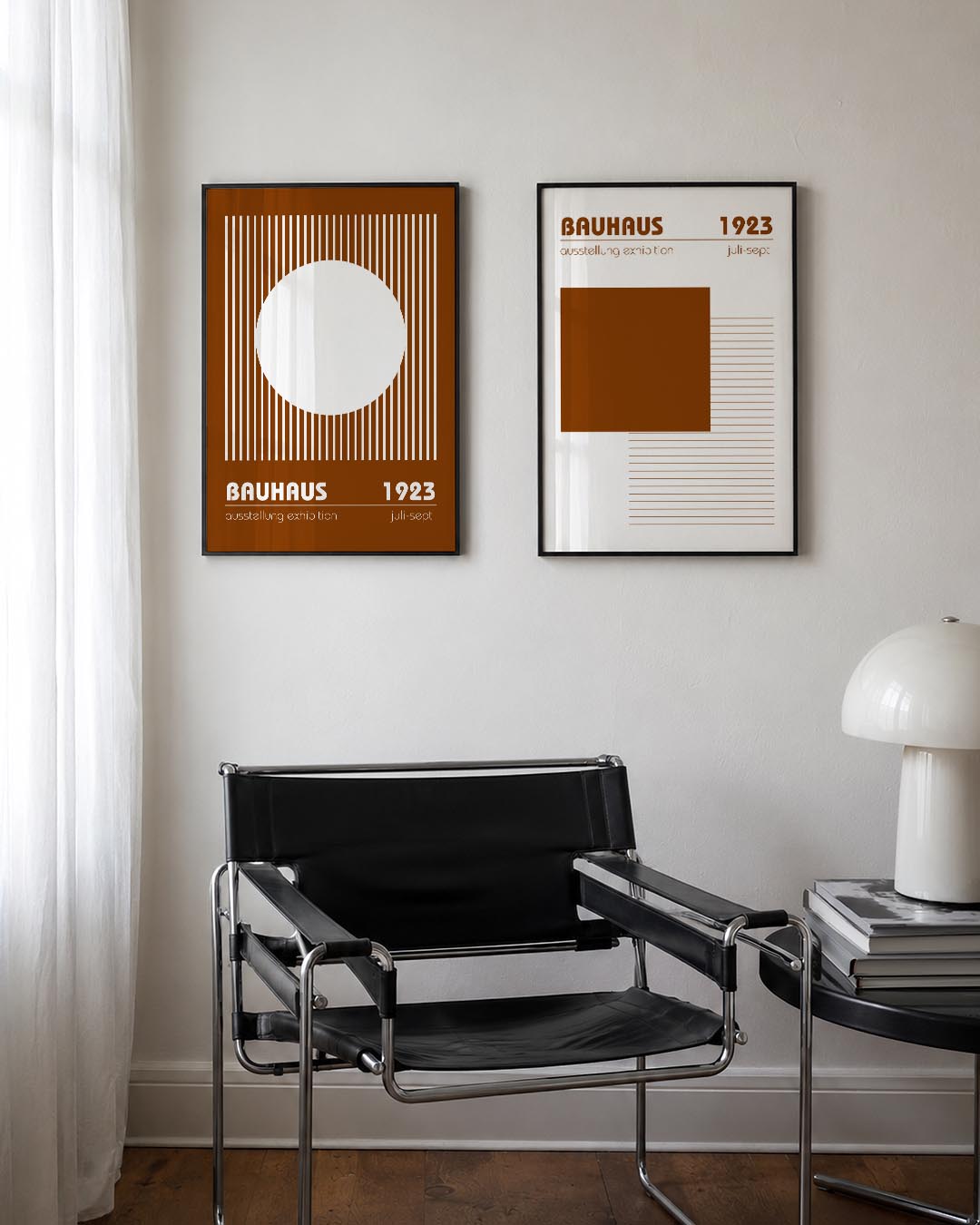 Lijnen en cirkel Postersets