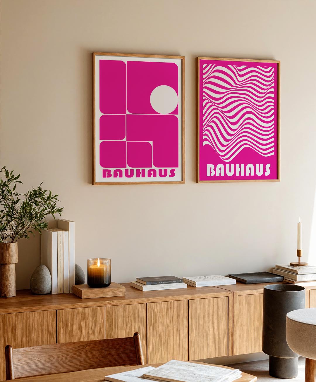 Vormen en vlakken Posterset
