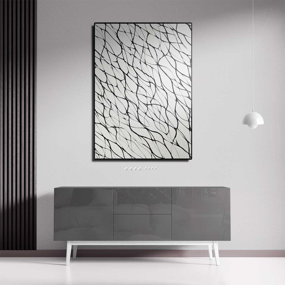 Dansende Lijnen Kunstwerk-canvas-dibond-plexiglas-wanddecoratie-WallArtistic