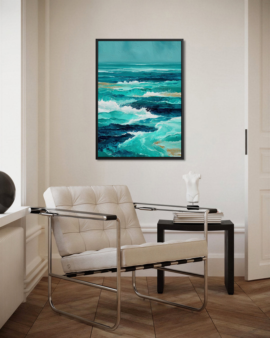 Dynamische zee Kunstwerk