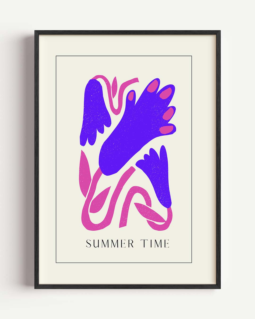 Vrolijke Zomertijd Poster-WallArtistic