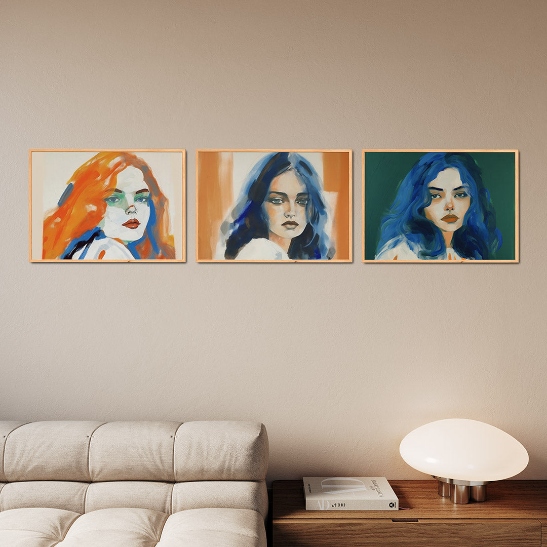 Portretuitdrukking Posterset