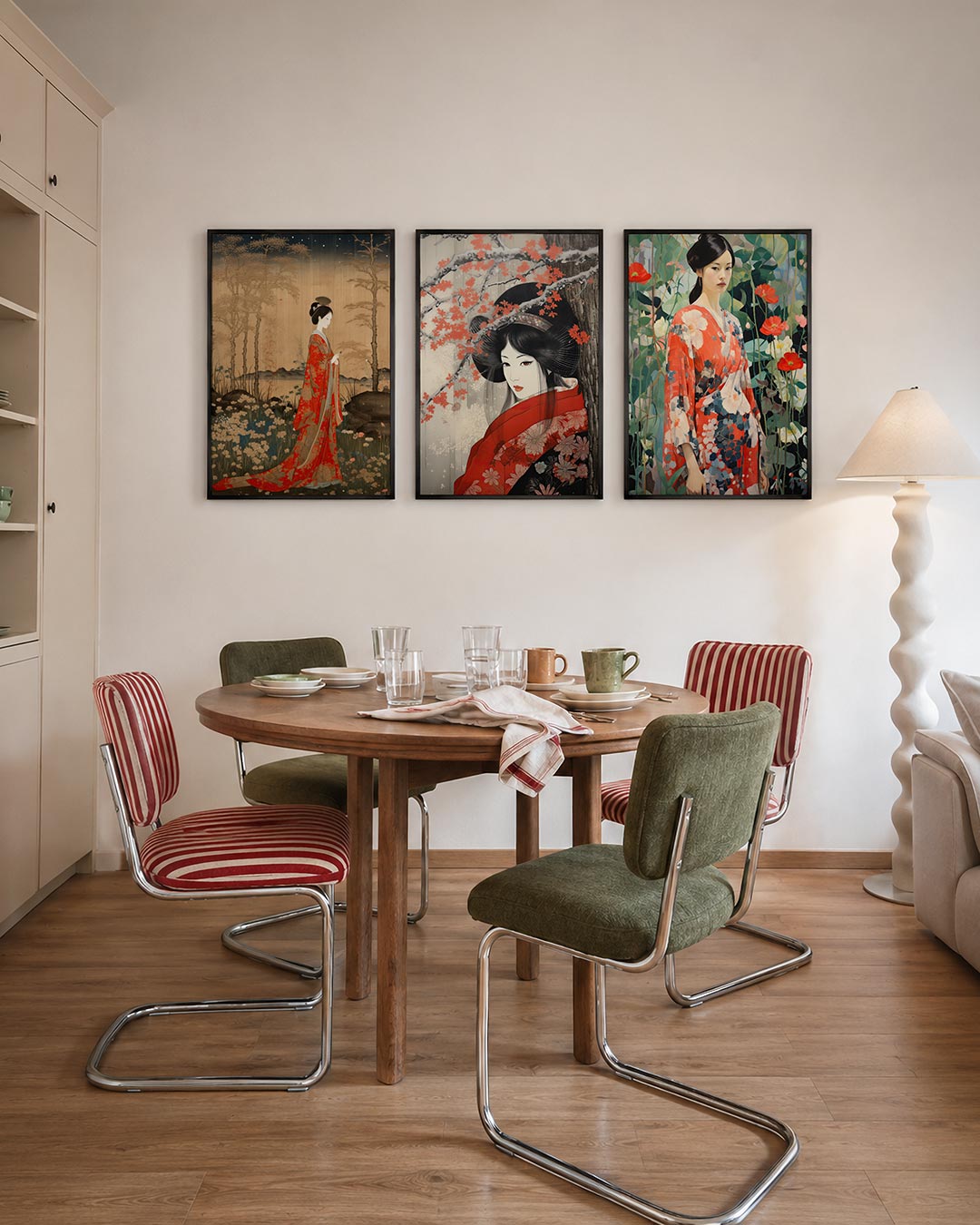 Natuurlijke elegantie Posterset