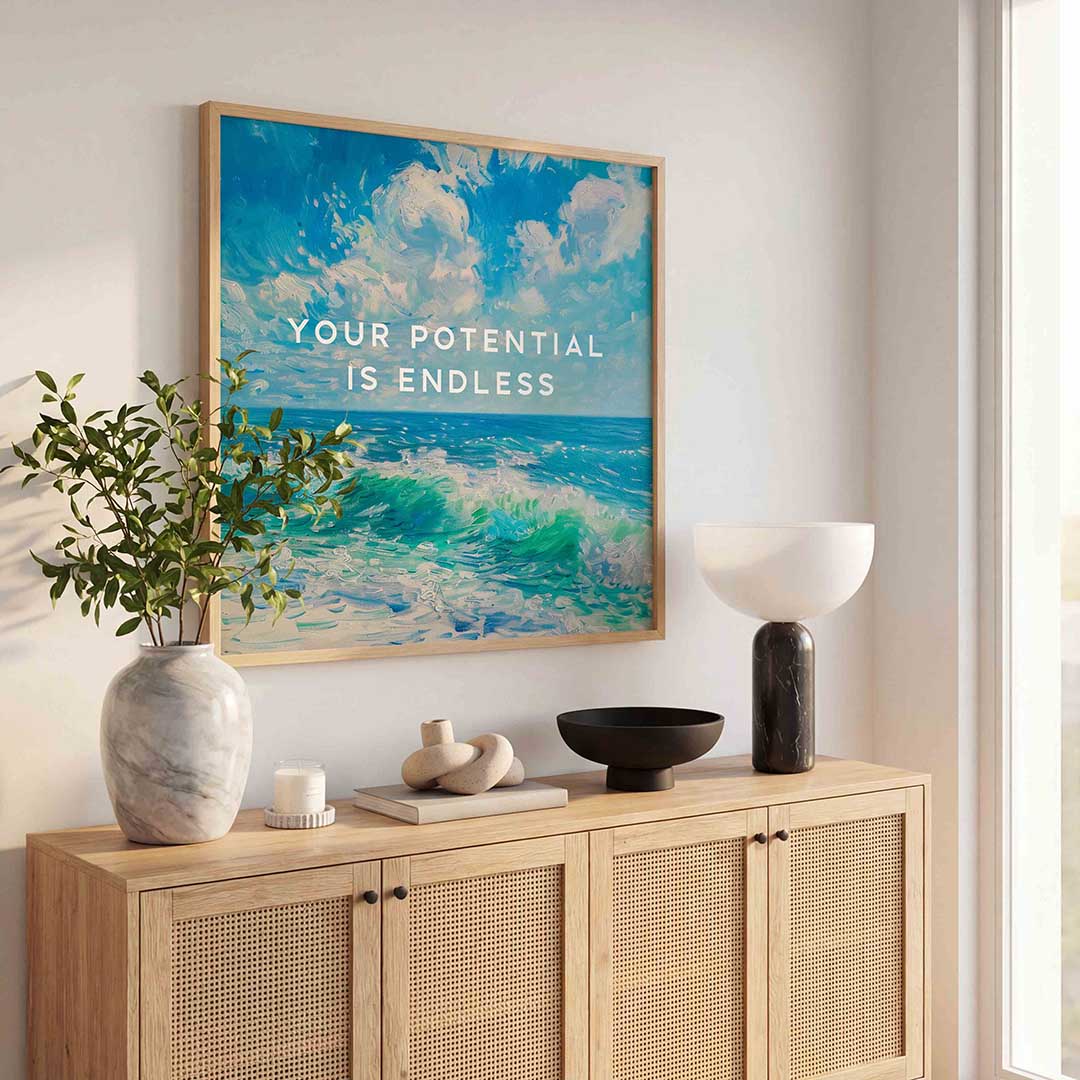 Golven en lucht Poster