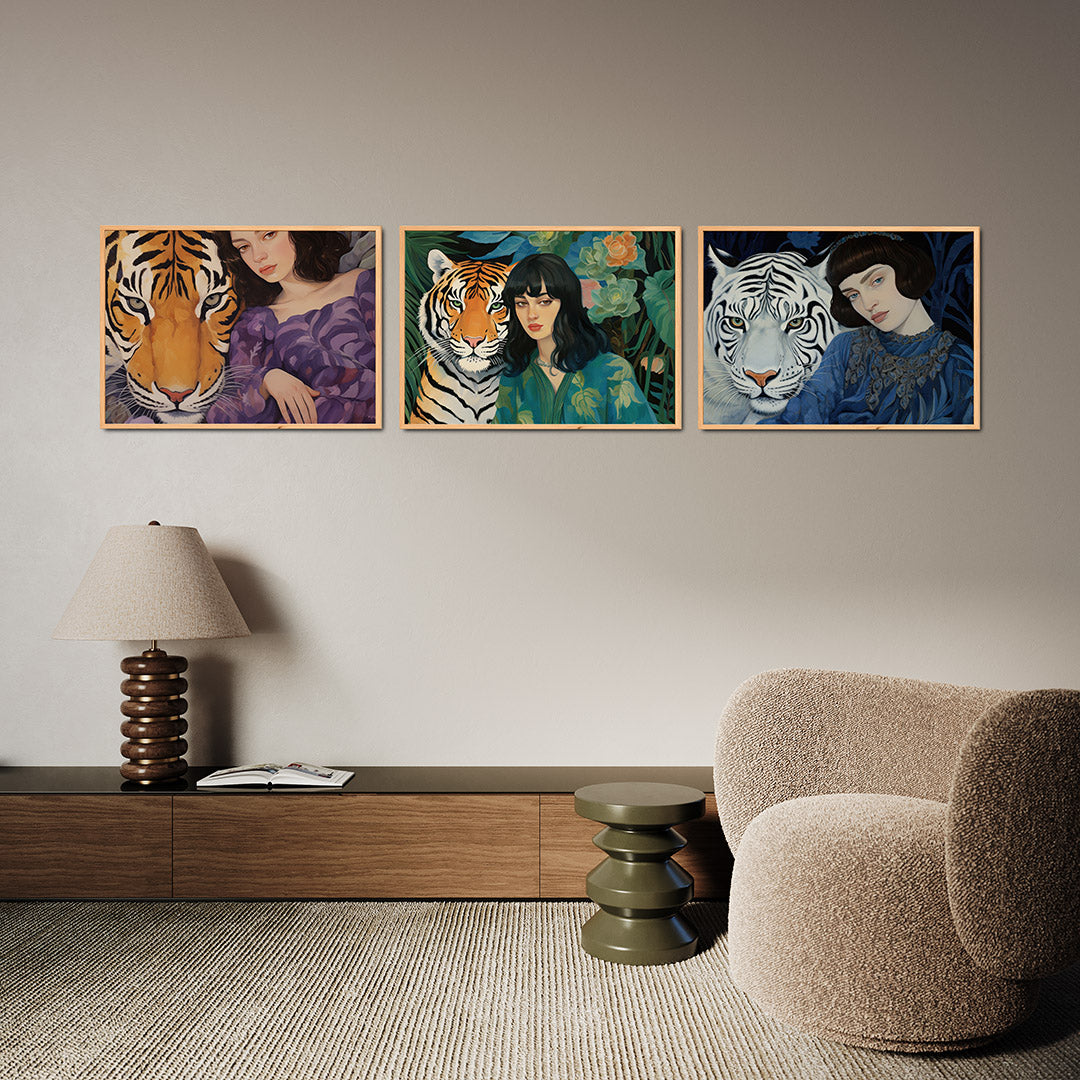 Dier en mens harmonie Posterset