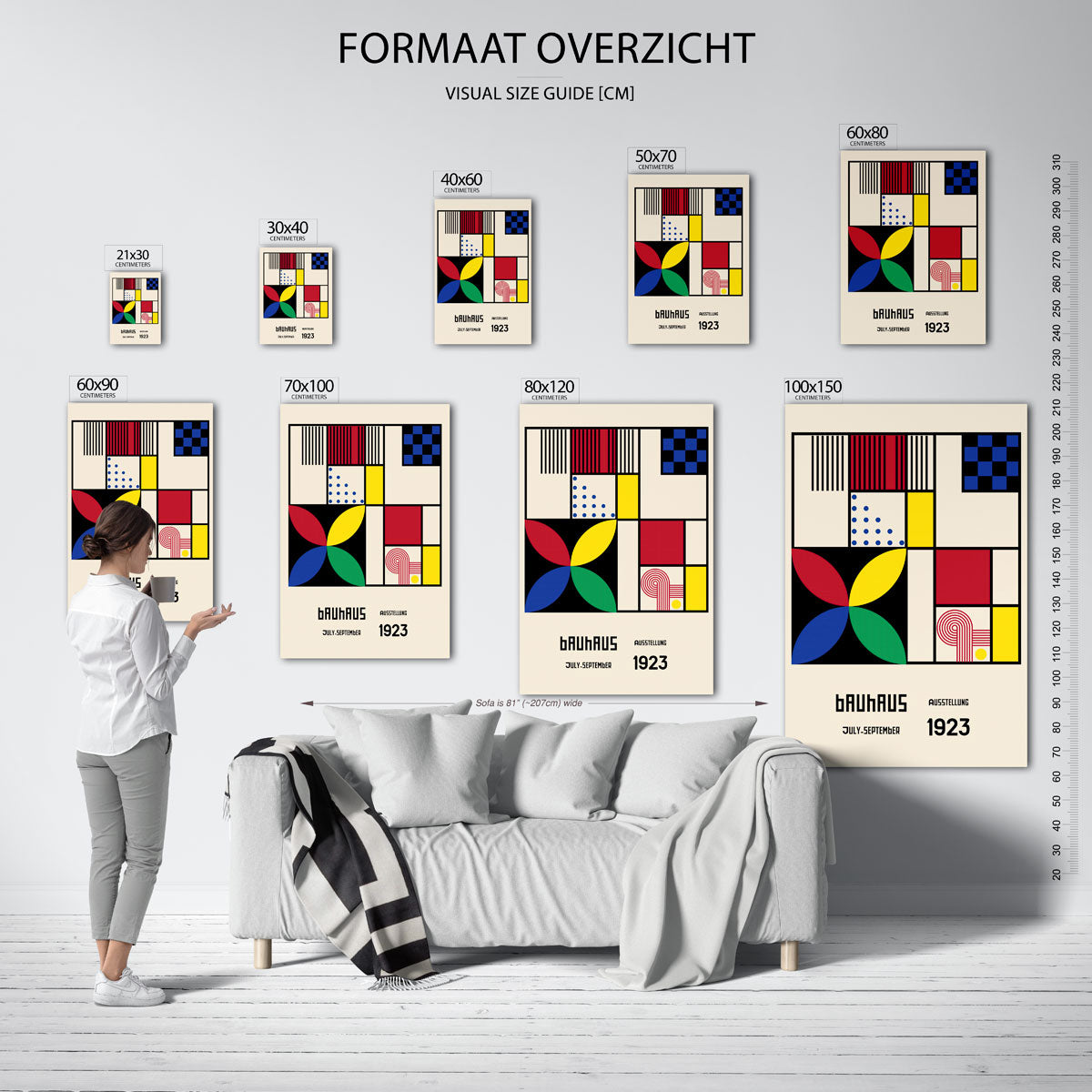 Vorm en kleur Poster