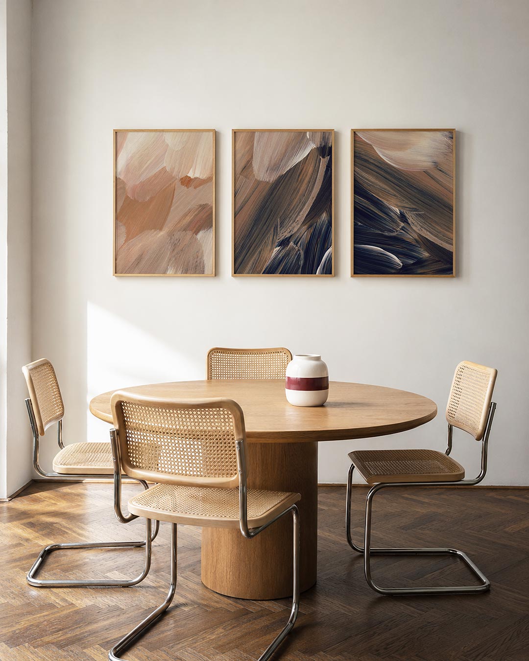 Zachte kleurvlakken Posterset