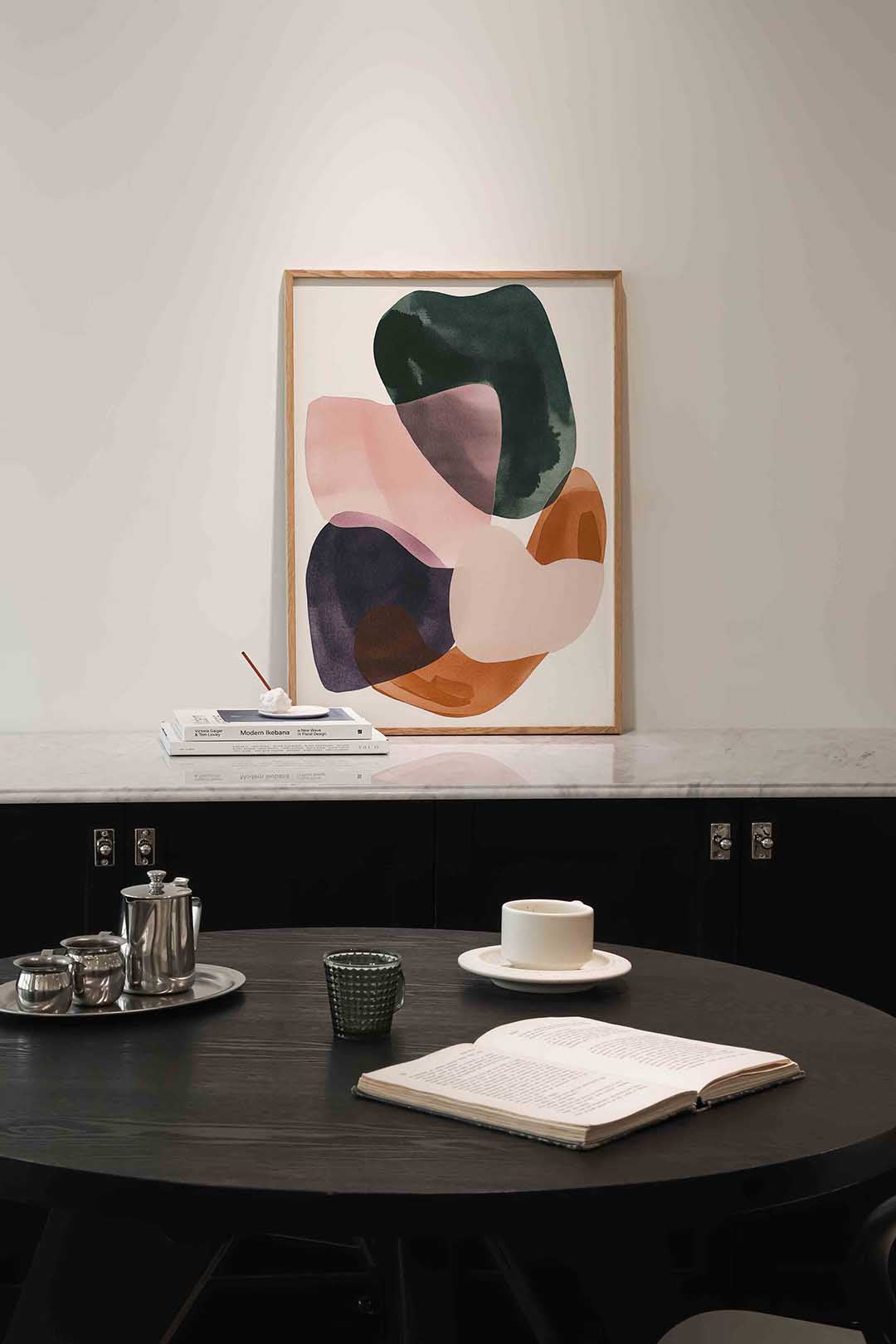 Abstracte vormen Poster