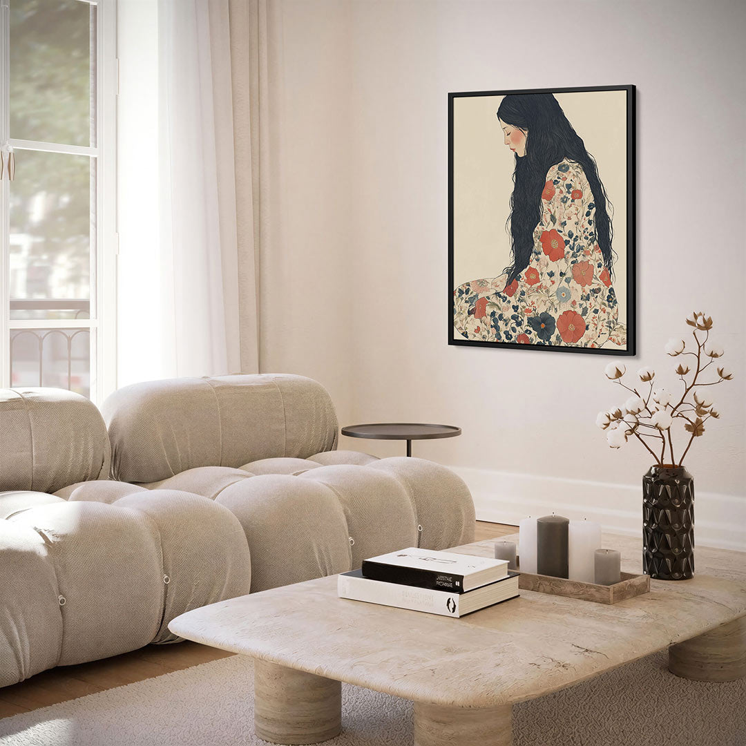 Florale dromerigheid Kunstwerk