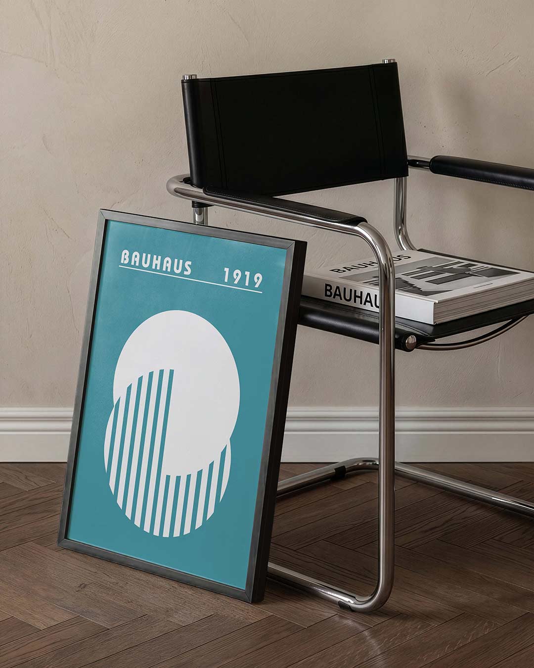Cirkel en strepen Poster