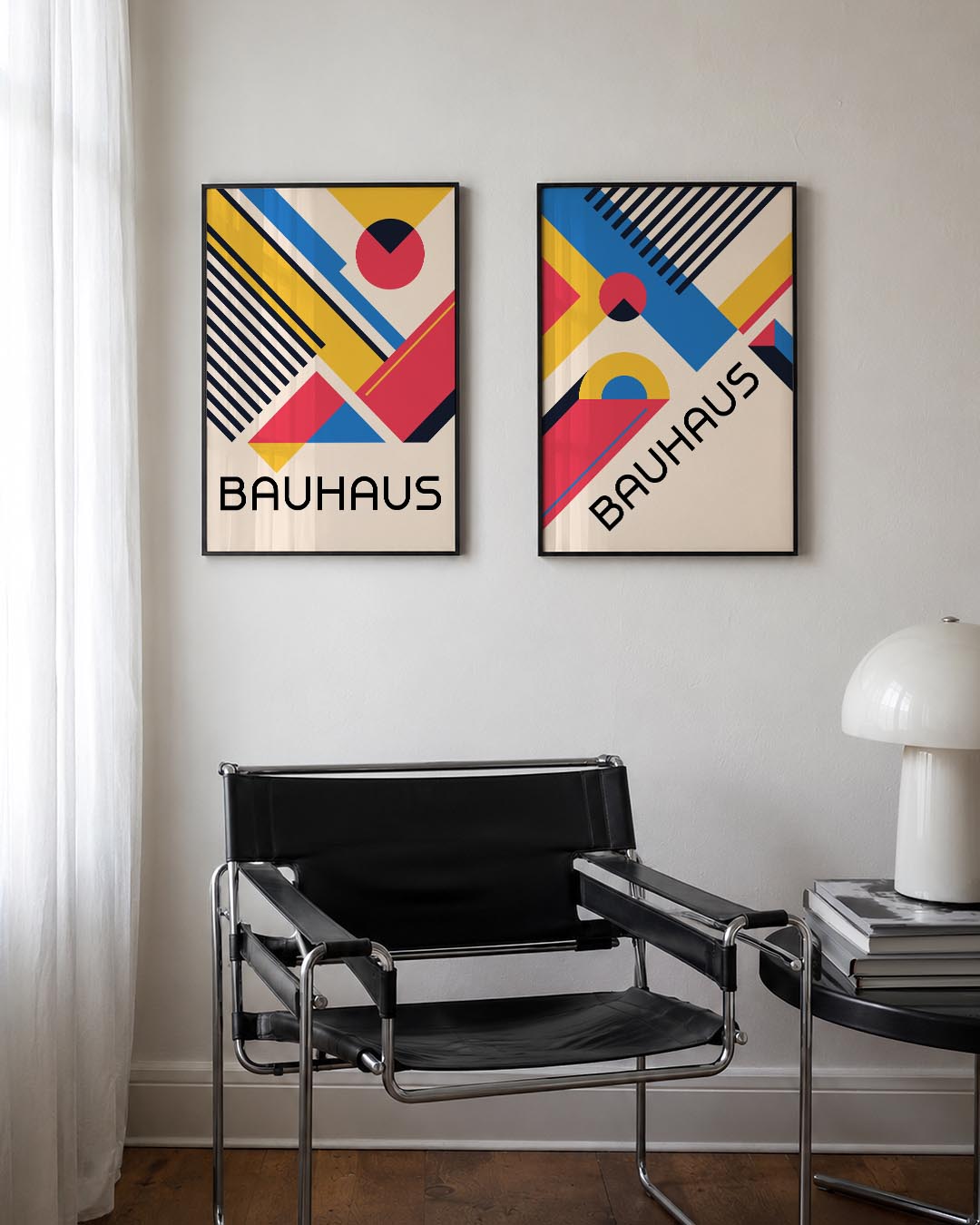 Kleurrijke vormen Posterset