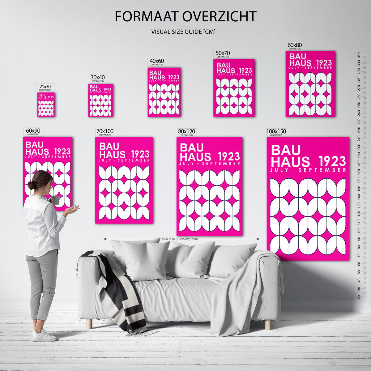 Vorm en kleur Poster