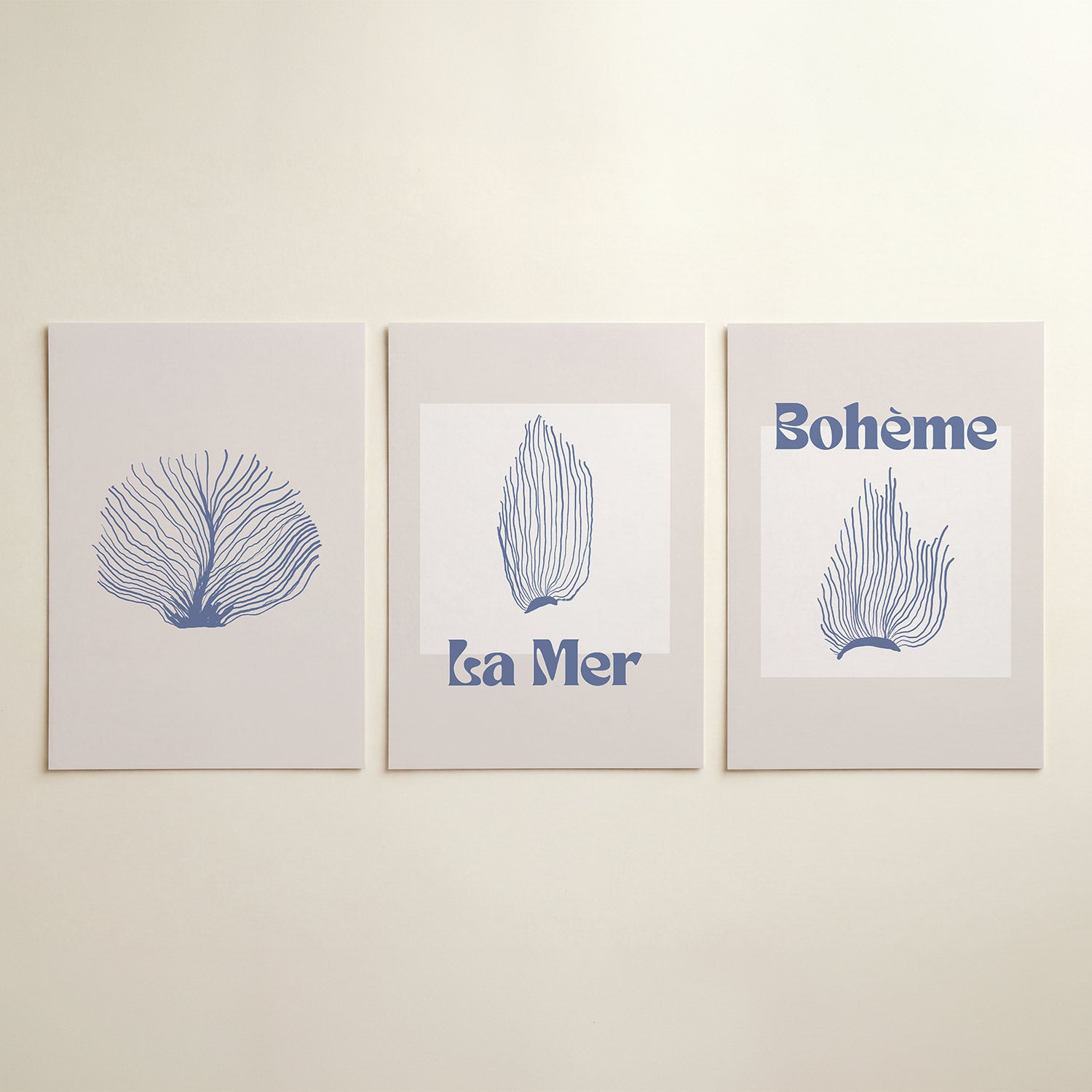 Lijnenspel en kleur Posterset