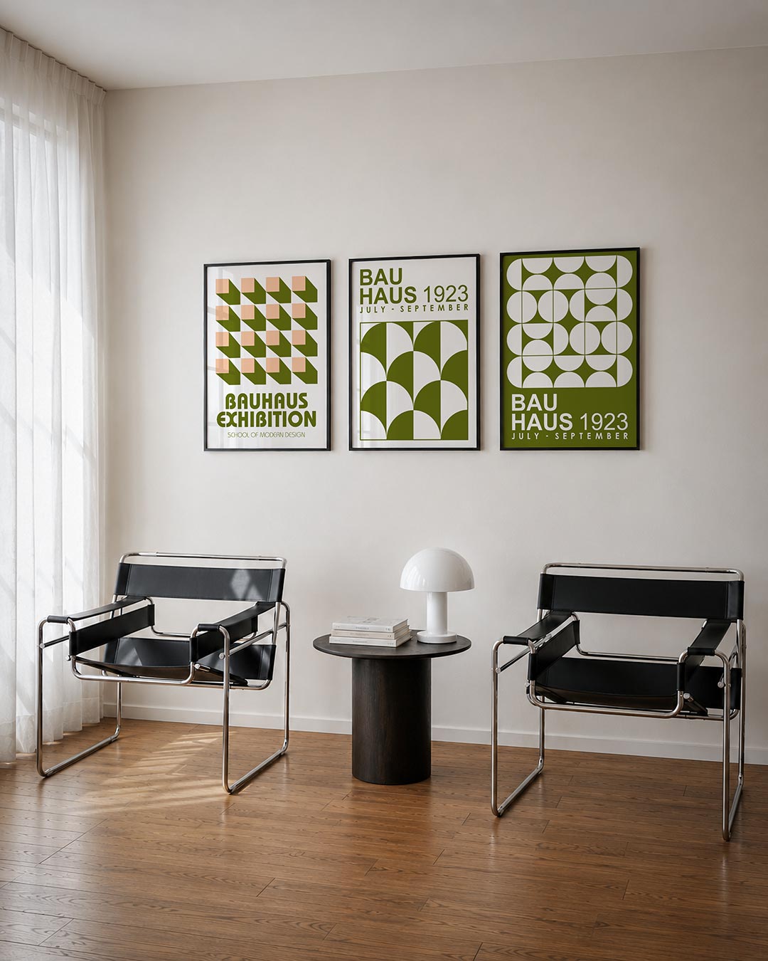 Vorm en schaduw Posterset