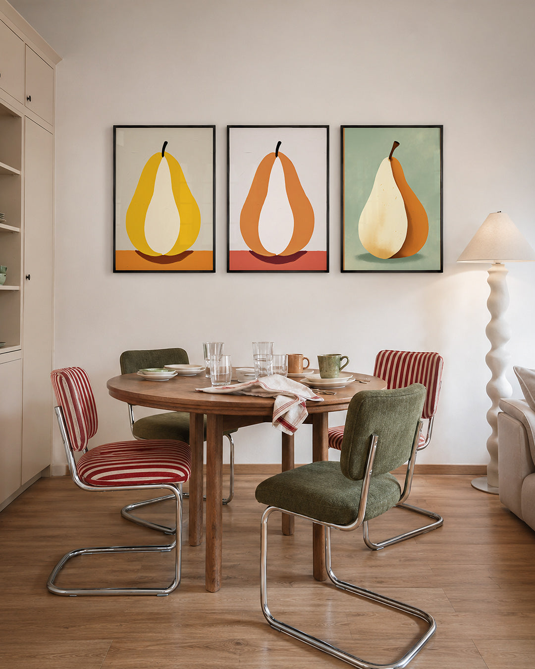 Vruchtvorm en kleur Posterset