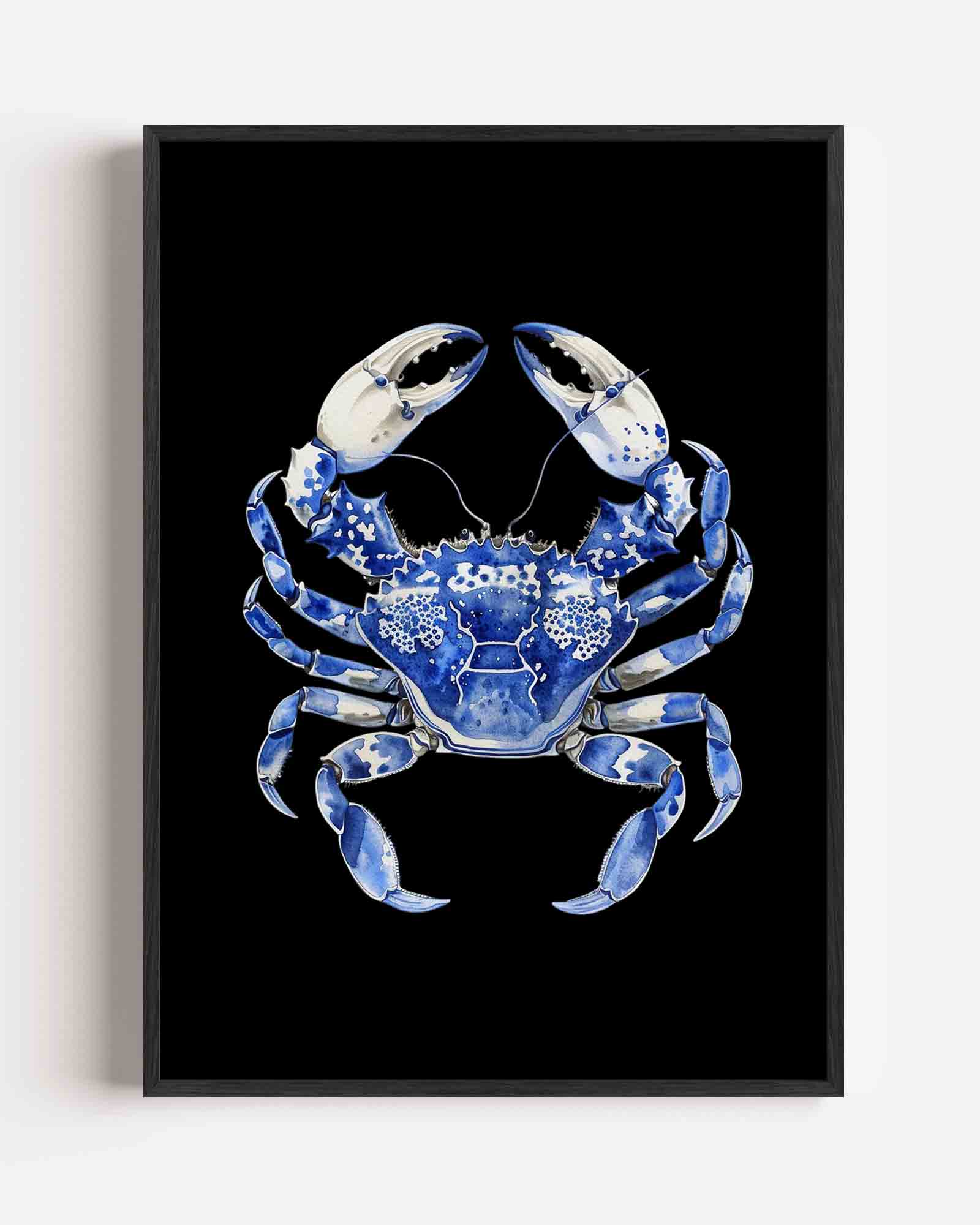 Blauwe krab Poster