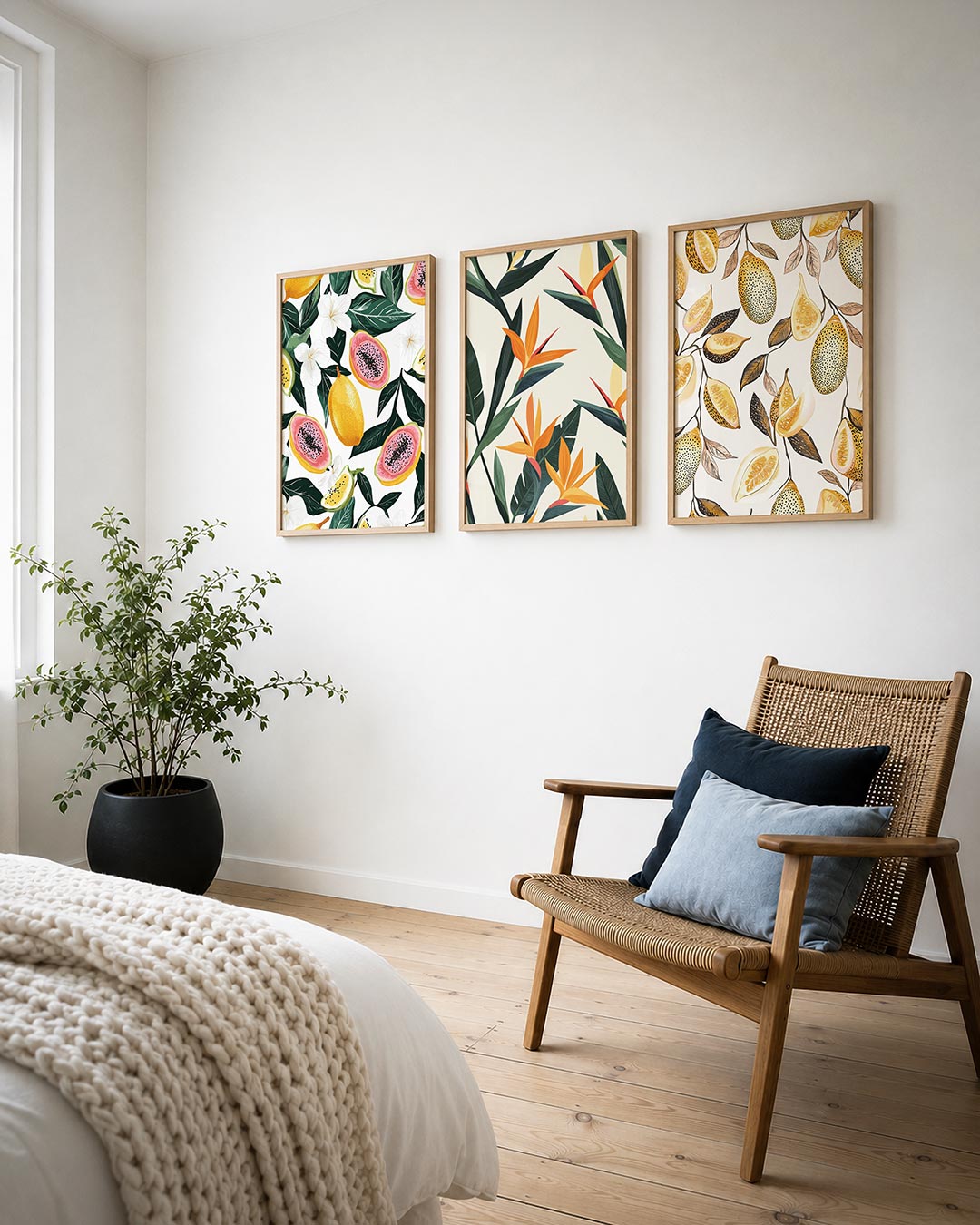 Fruitige patronen Posterset