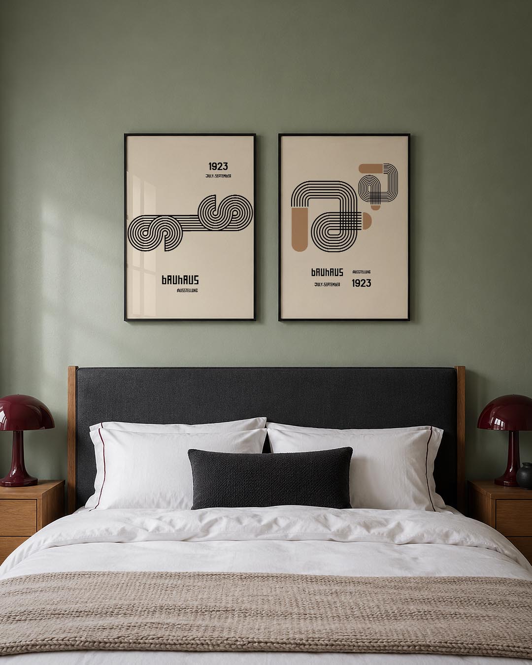 Lijnenspel en kleur Posterset