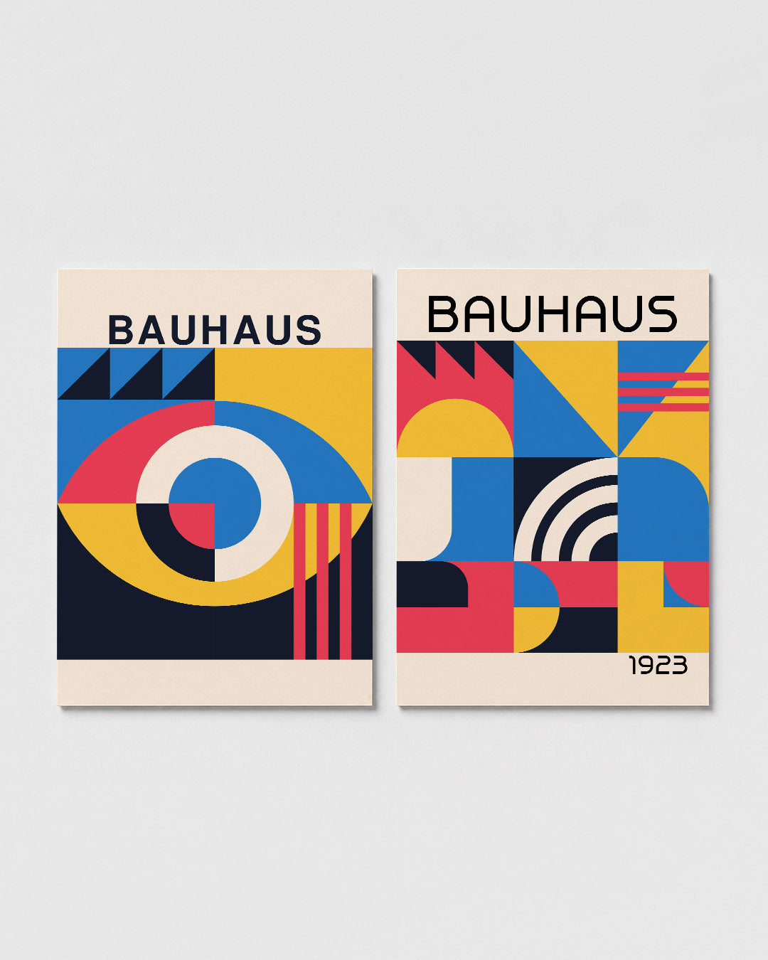 Kleurrijke vormen Posterset