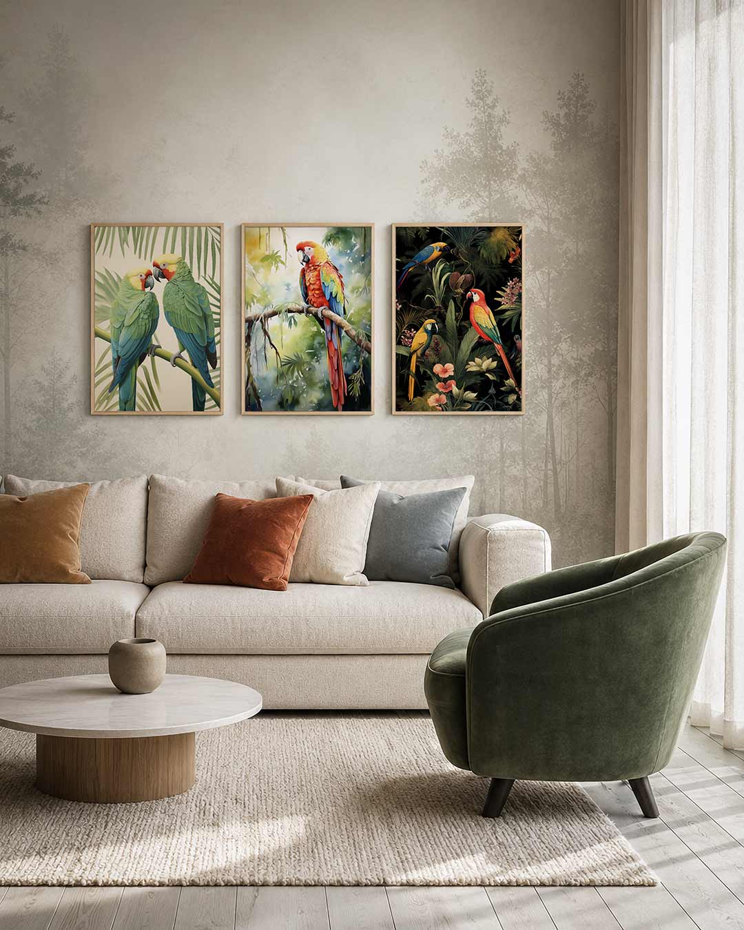 Tropische kleurenpracht Posterset