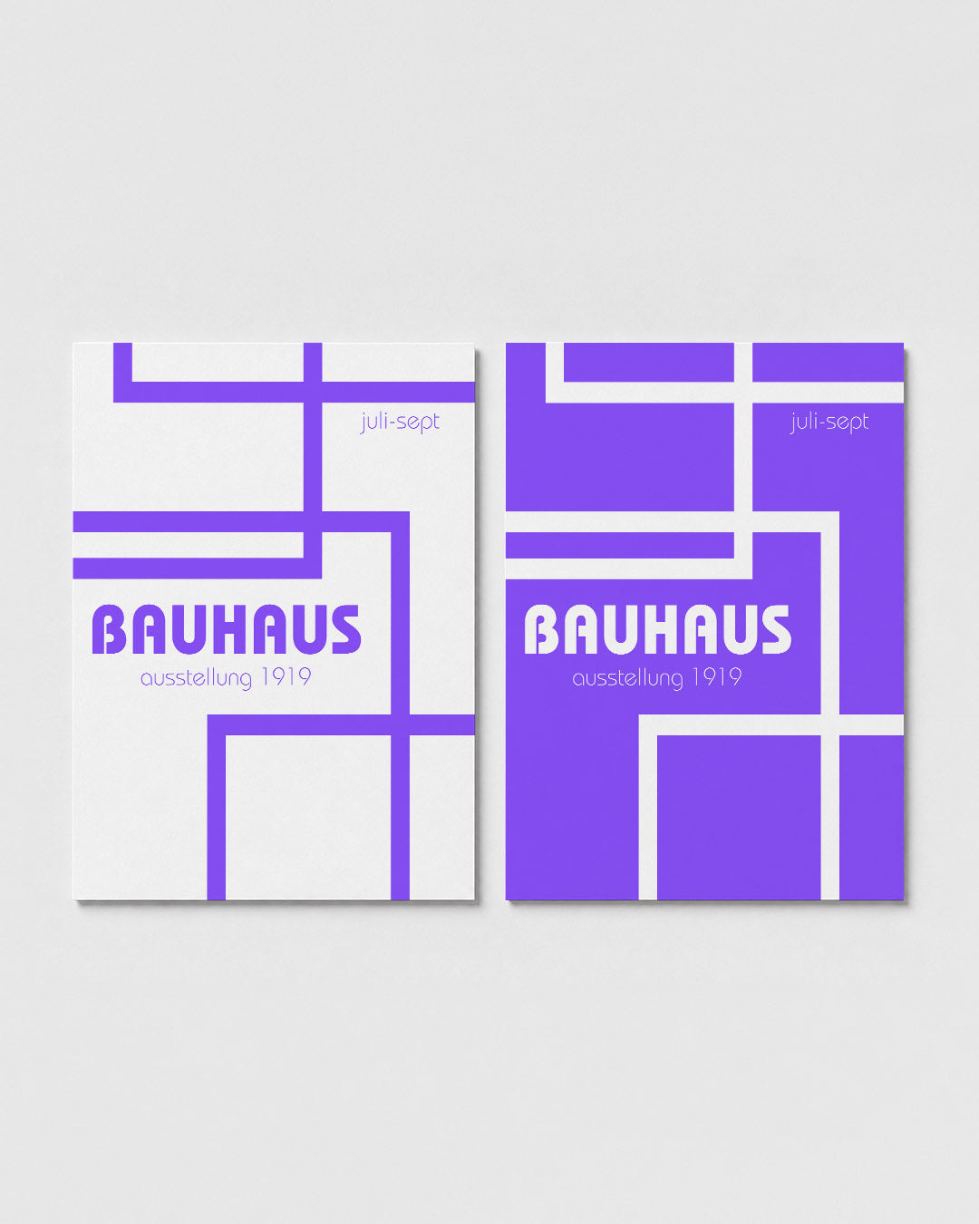 Lijnen en kleurvlakken Posterset
