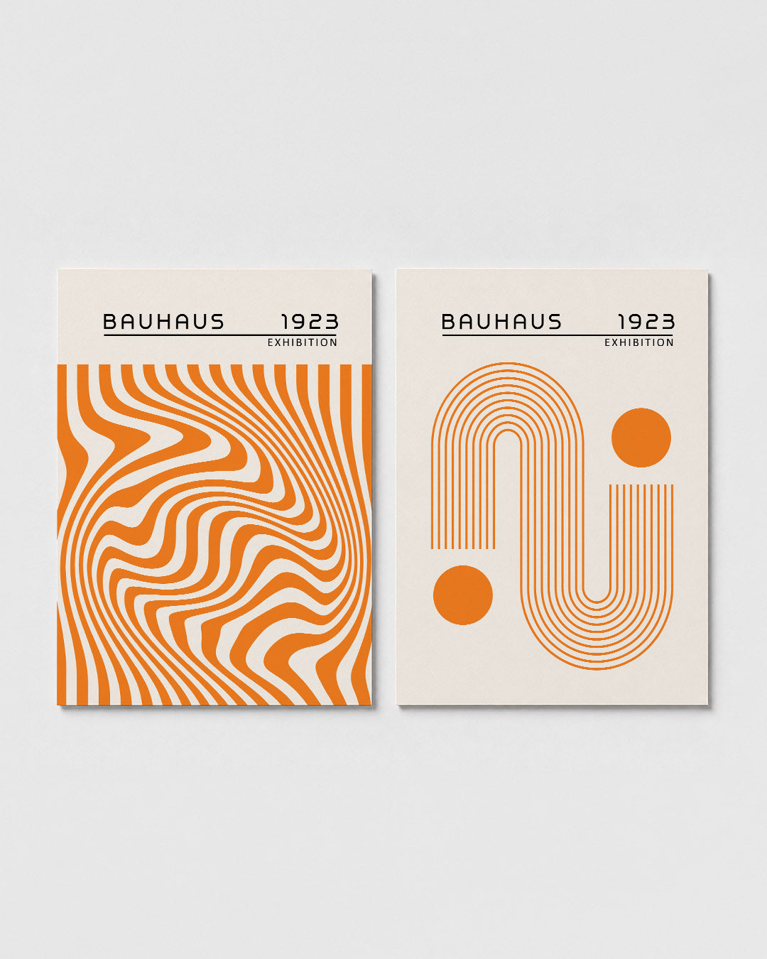 Golvend lijnenspel Posterset