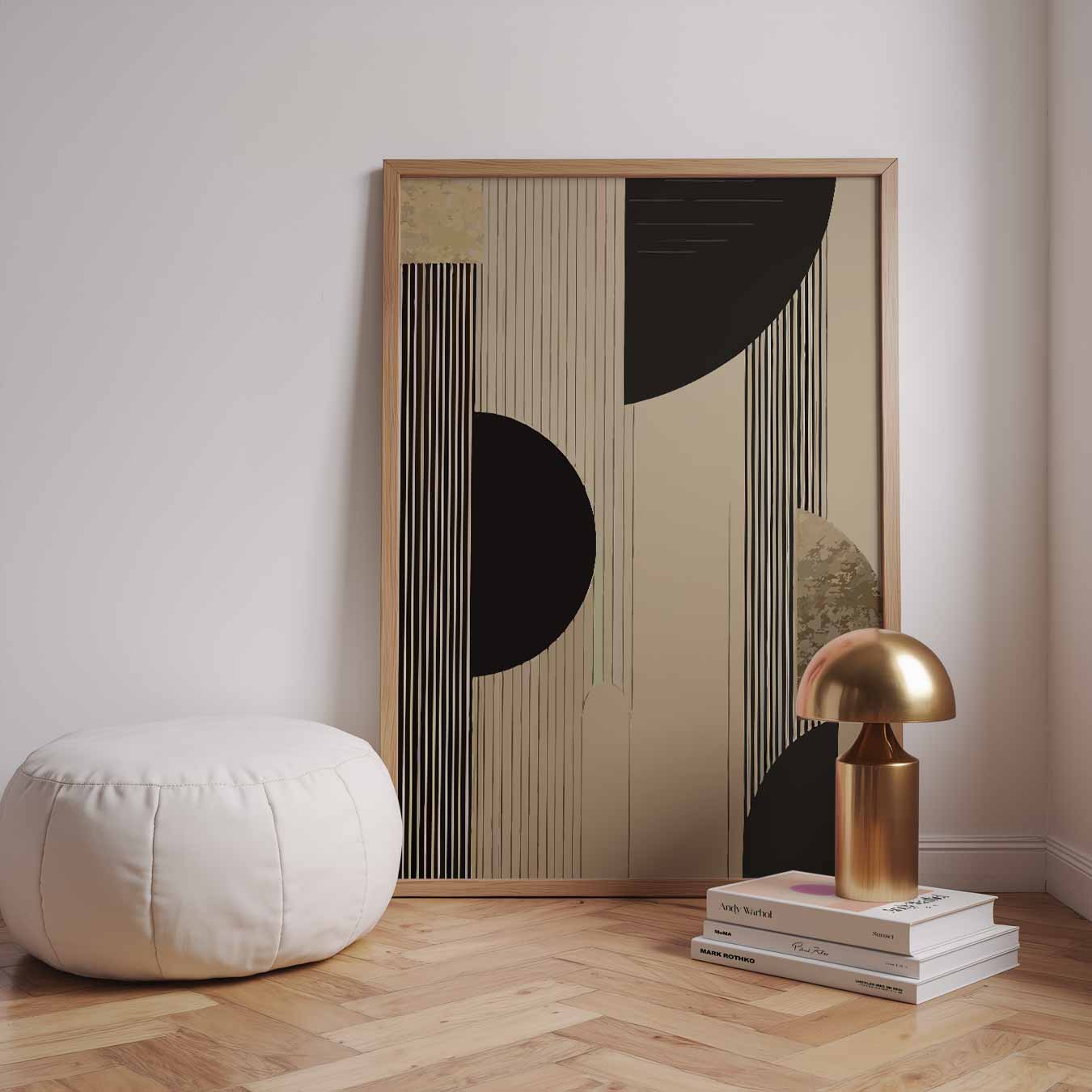 Chic Geometrische Deco Poster-WallArtistic