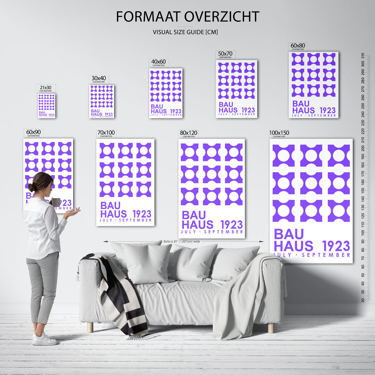 Vormen en vlakken Poster