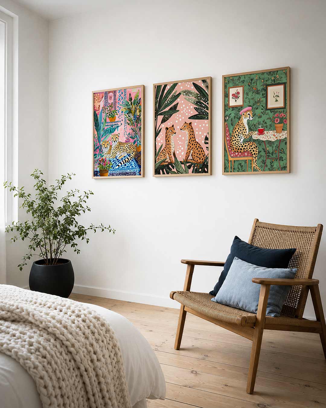 Kleurrijke jungle Posterset
