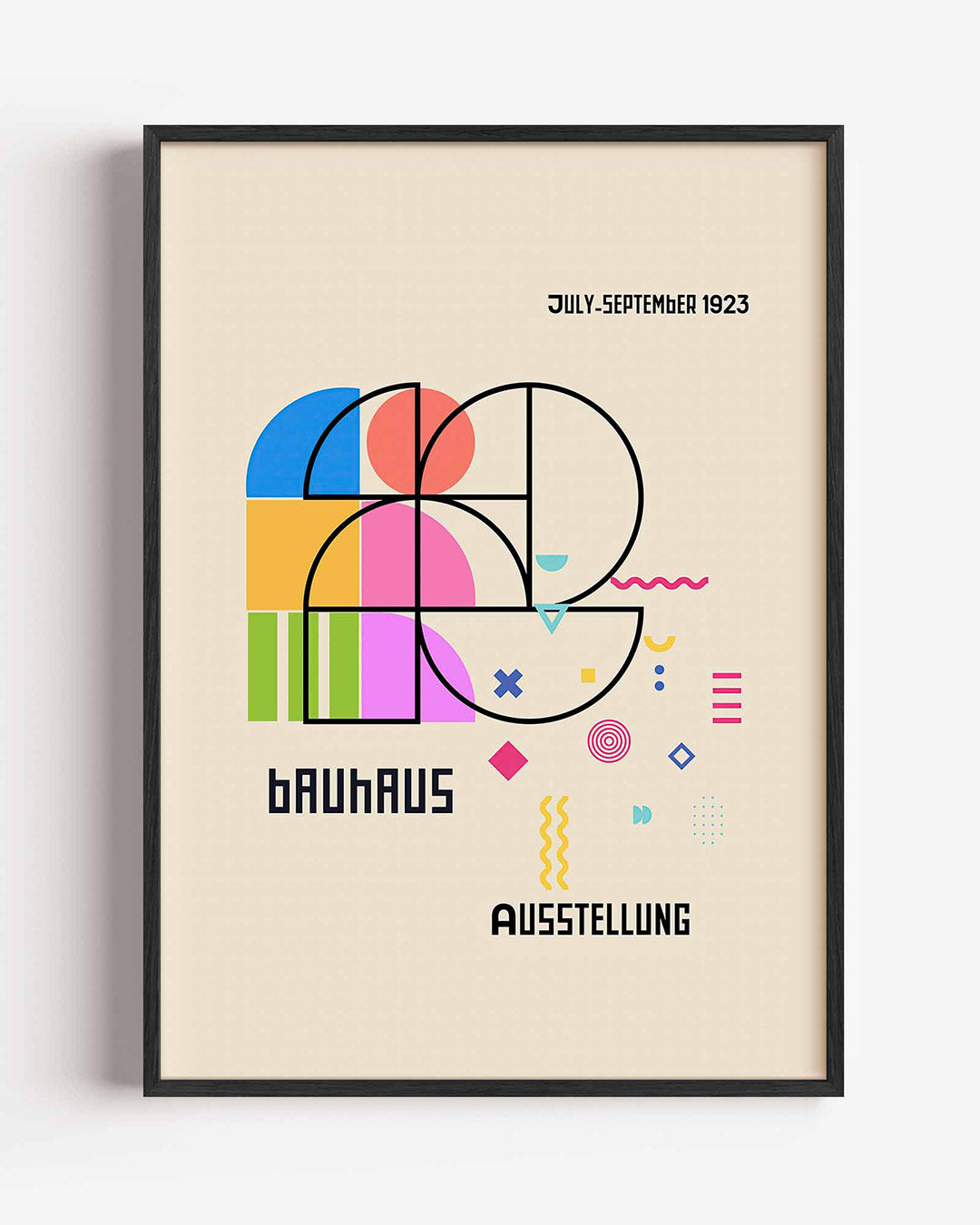 Vormen en kleurvlakken Poster