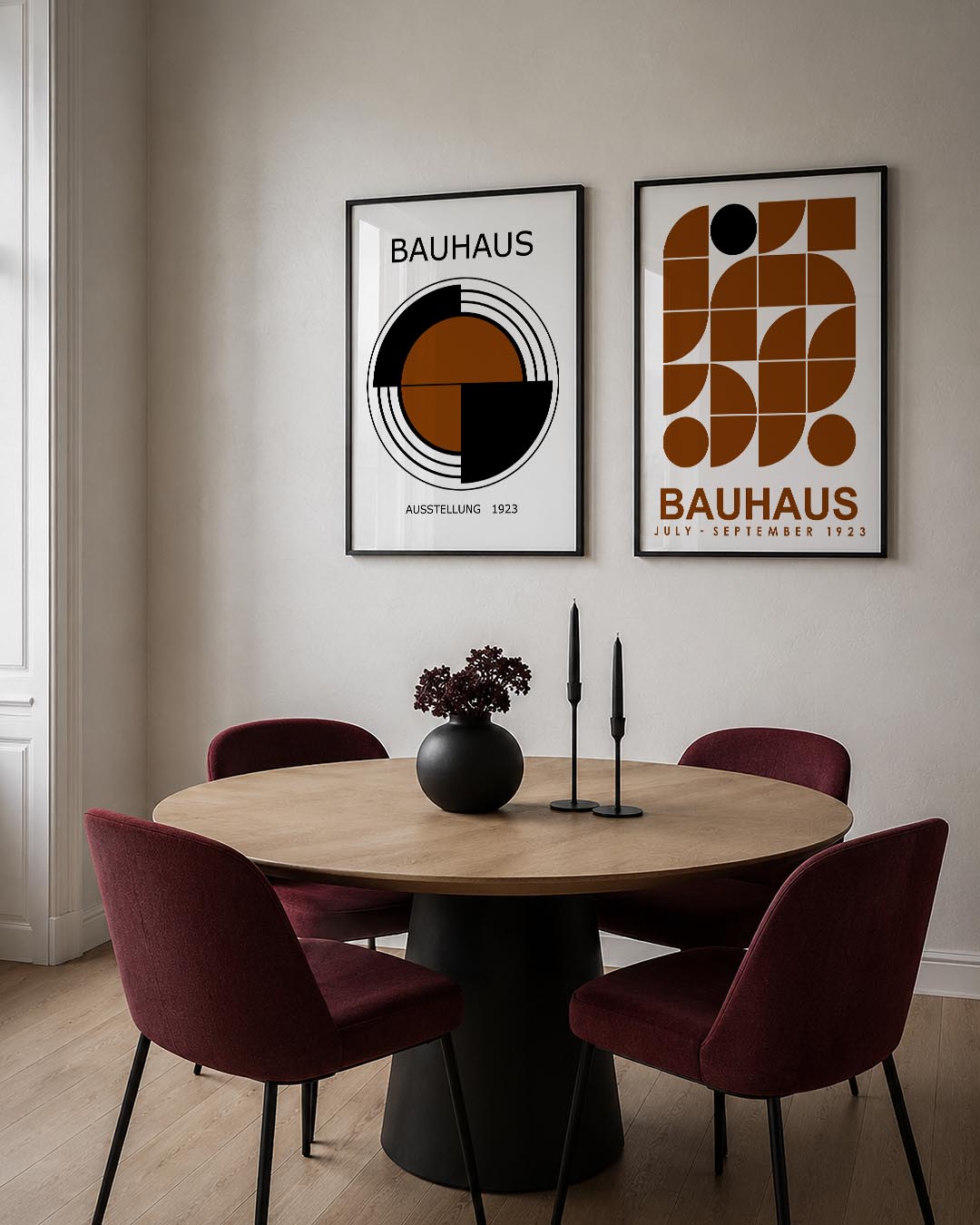 Cirkel en segmenten Postersets