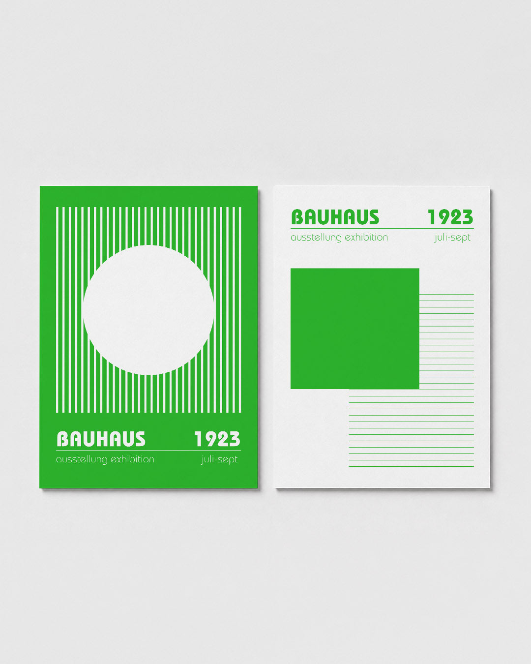 Lijnen en cirkel Posterset