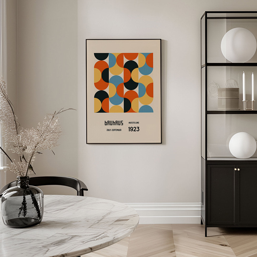 Vormritme en kleur Poster