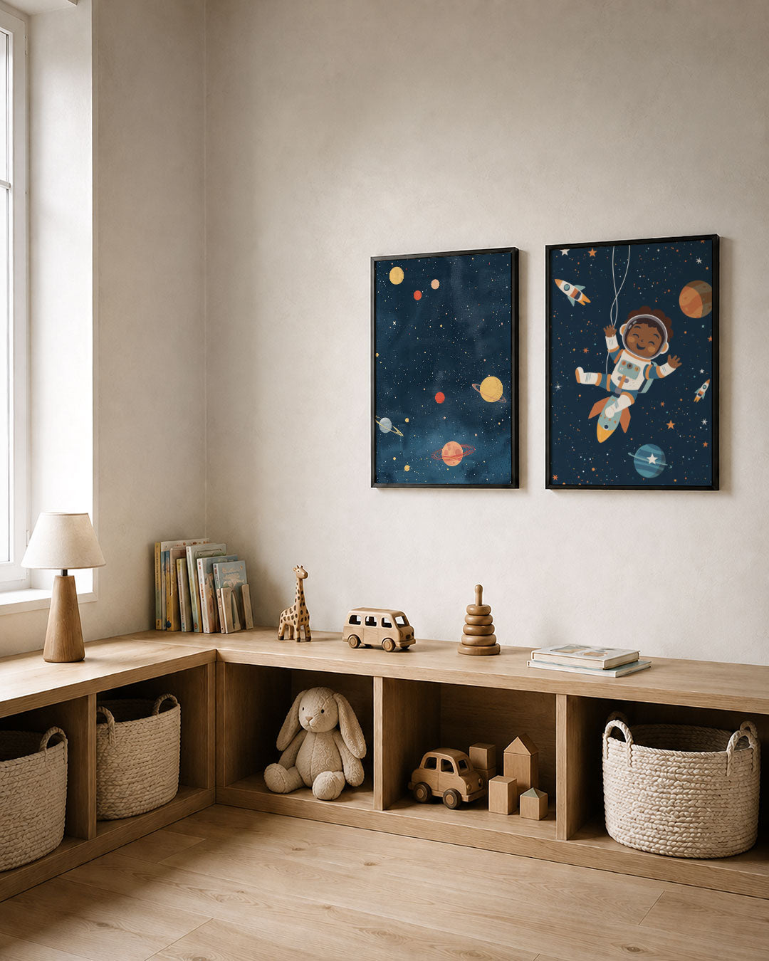Kosmische kleurvlakken Posterset