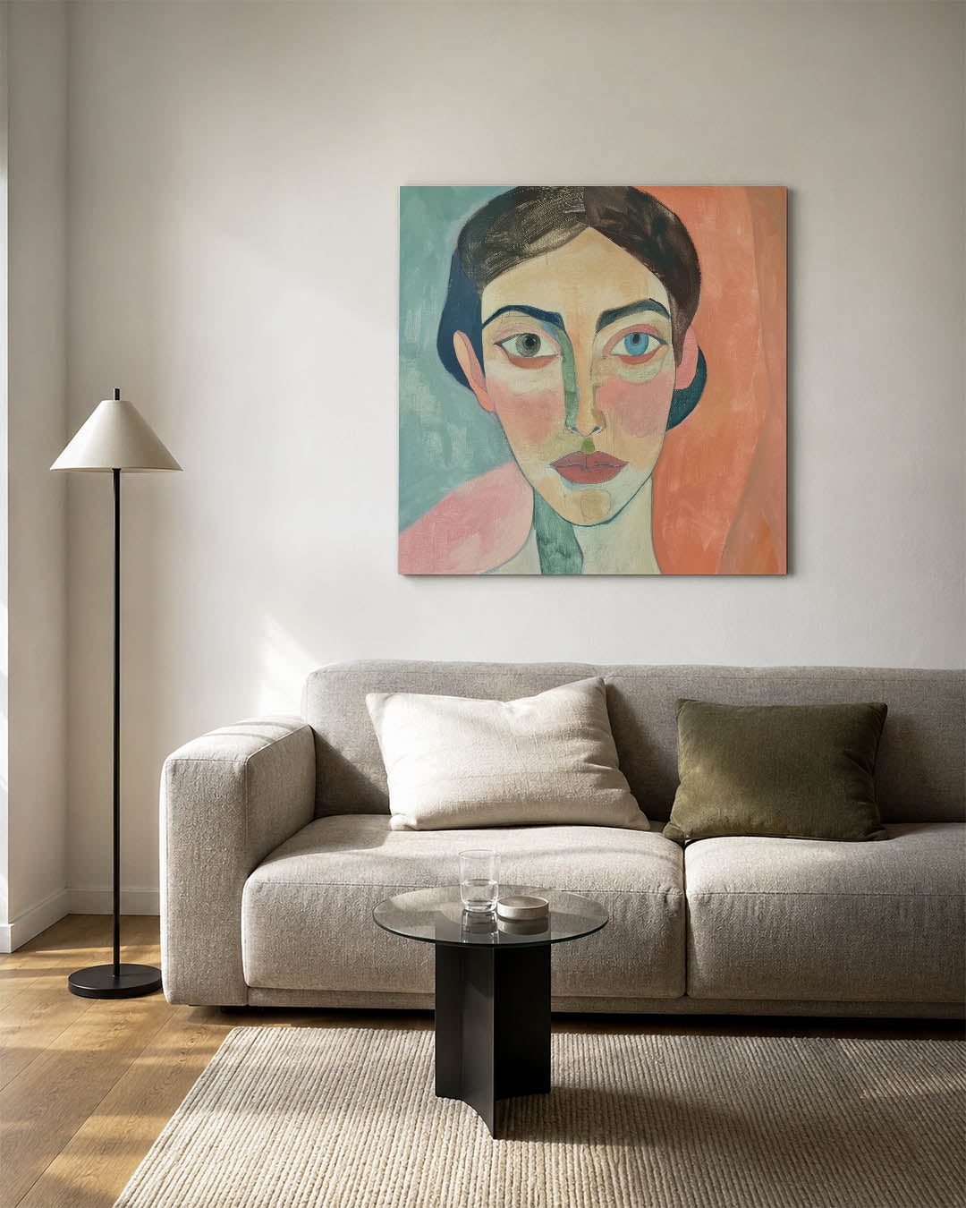 Portretstudie Kunstwerk