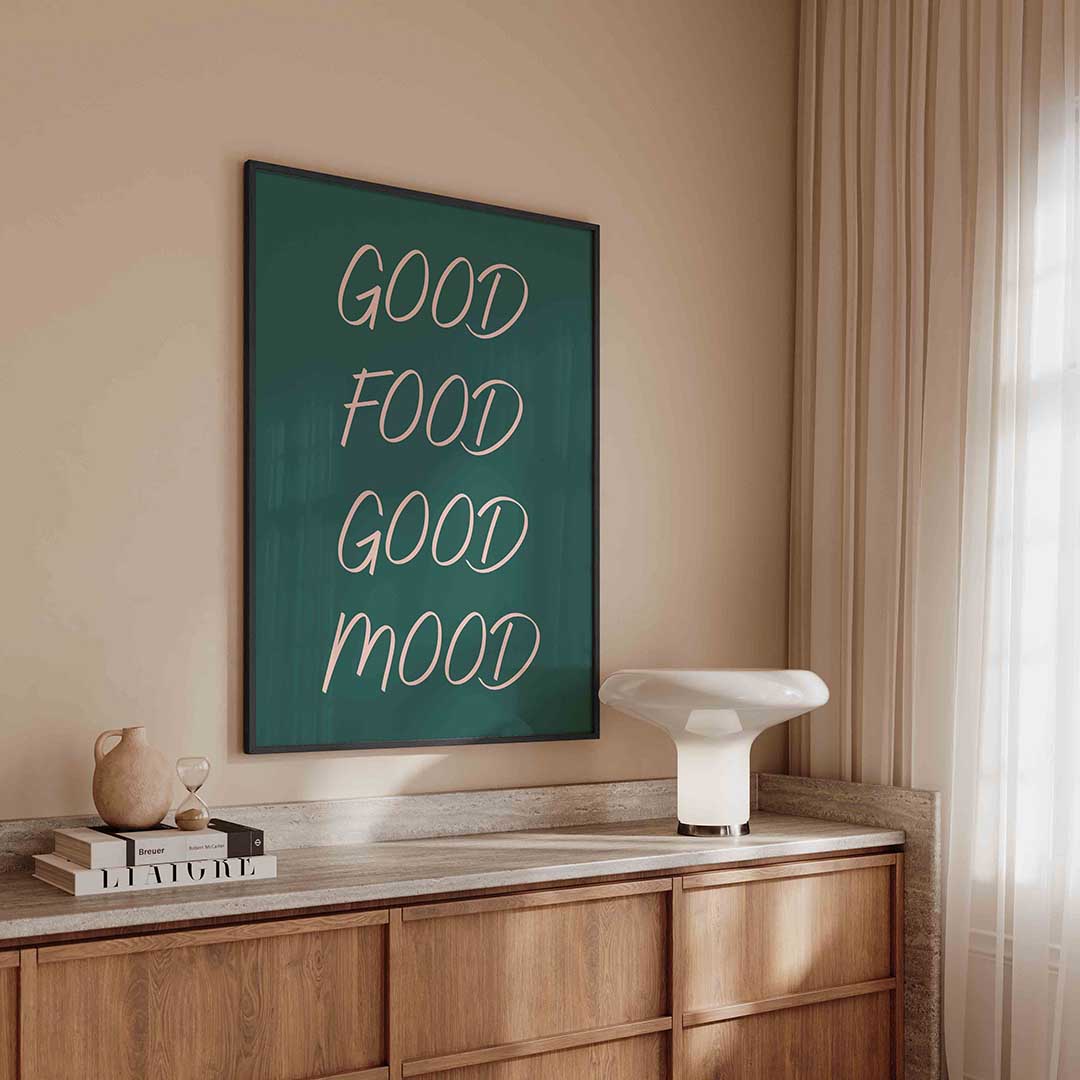 Good food good mood Poster
