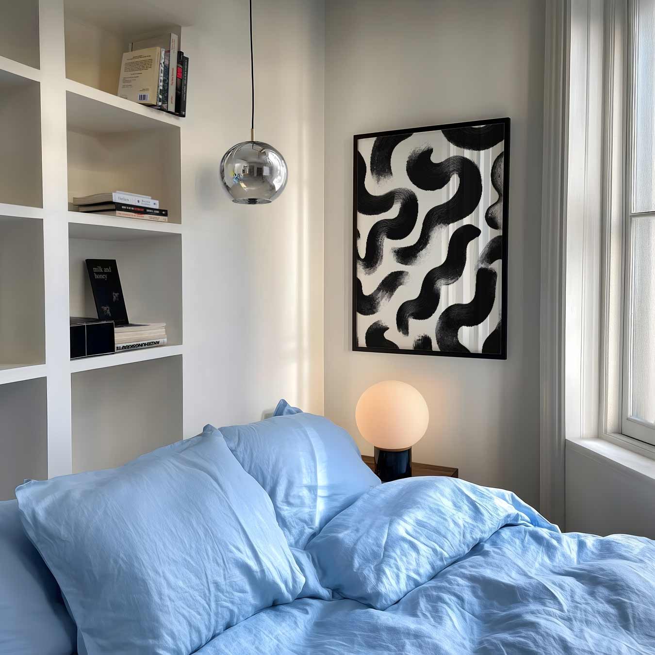 Stijlvolle Abstracte Slangenprint Poster-WallArtistic