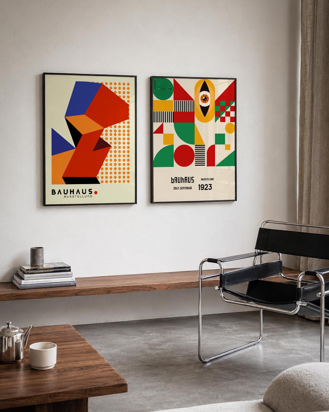 Kleurrijke vormen Posterset