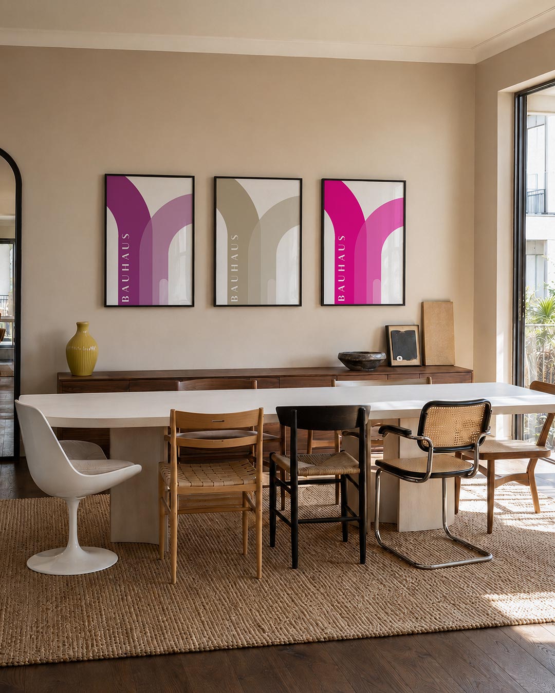 Kleur en boog Posterset